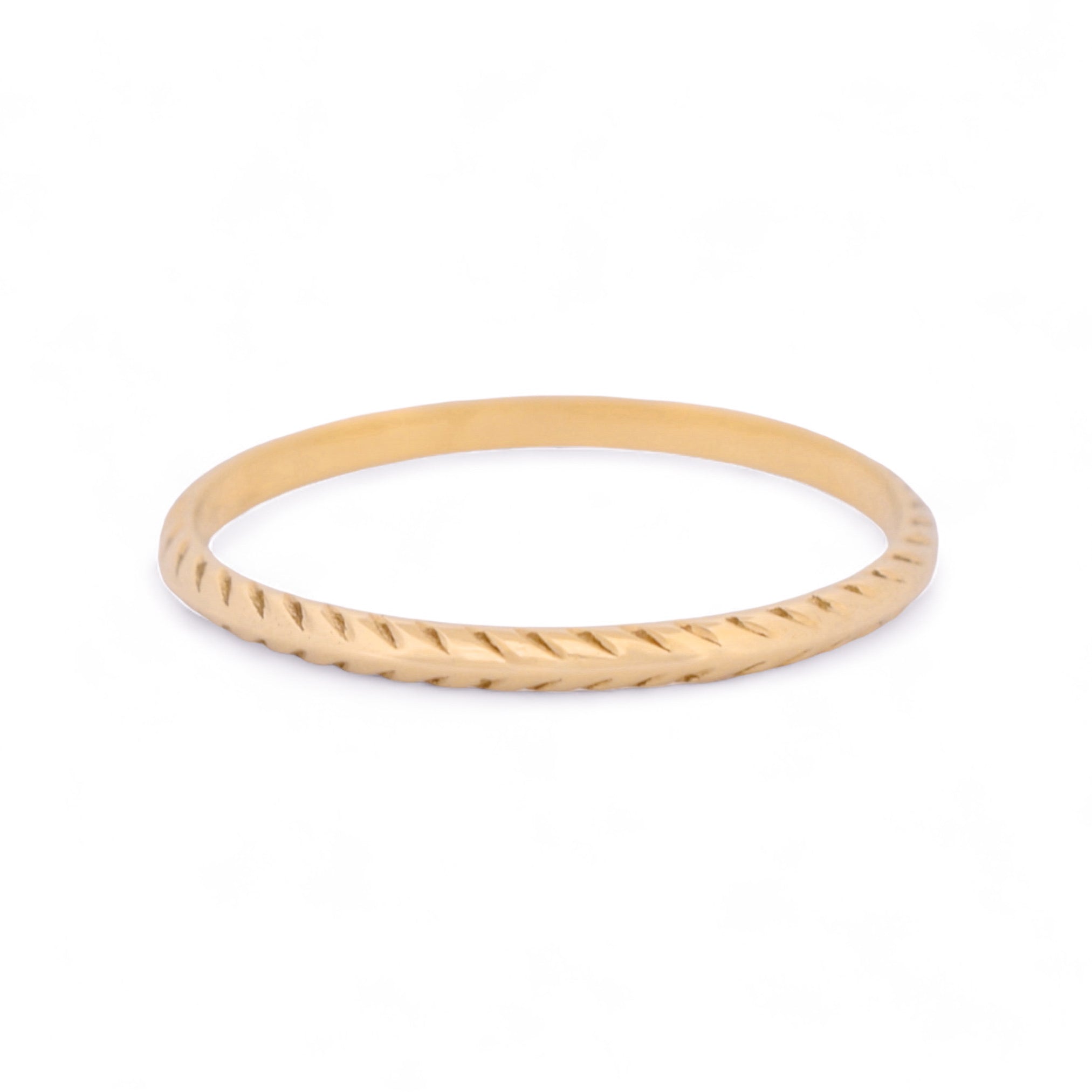 Verlängerungsring 14K Gold gedreht 1,2mm BeMy