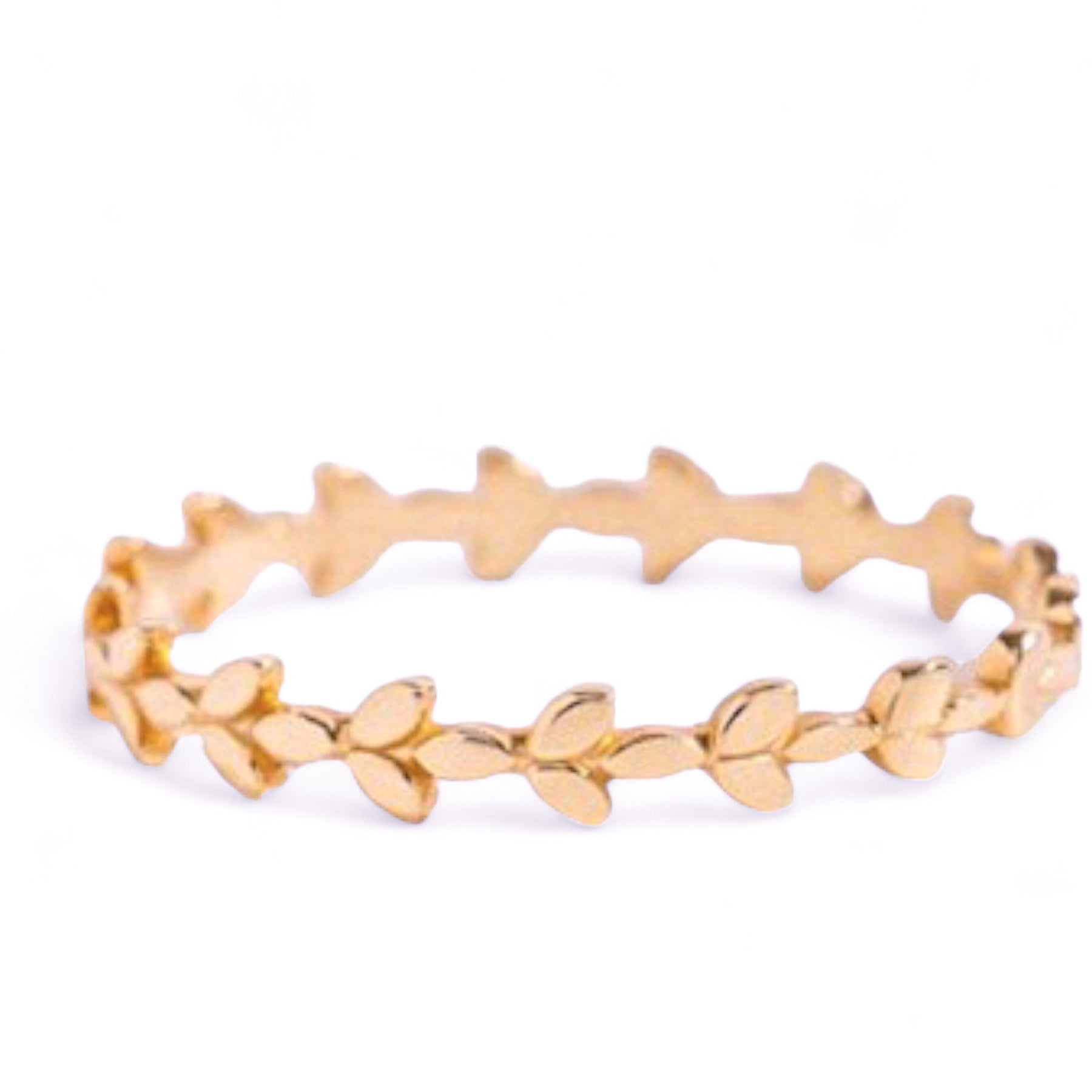 Aanschuifring 14K Goud Leaf 2mm BeMy