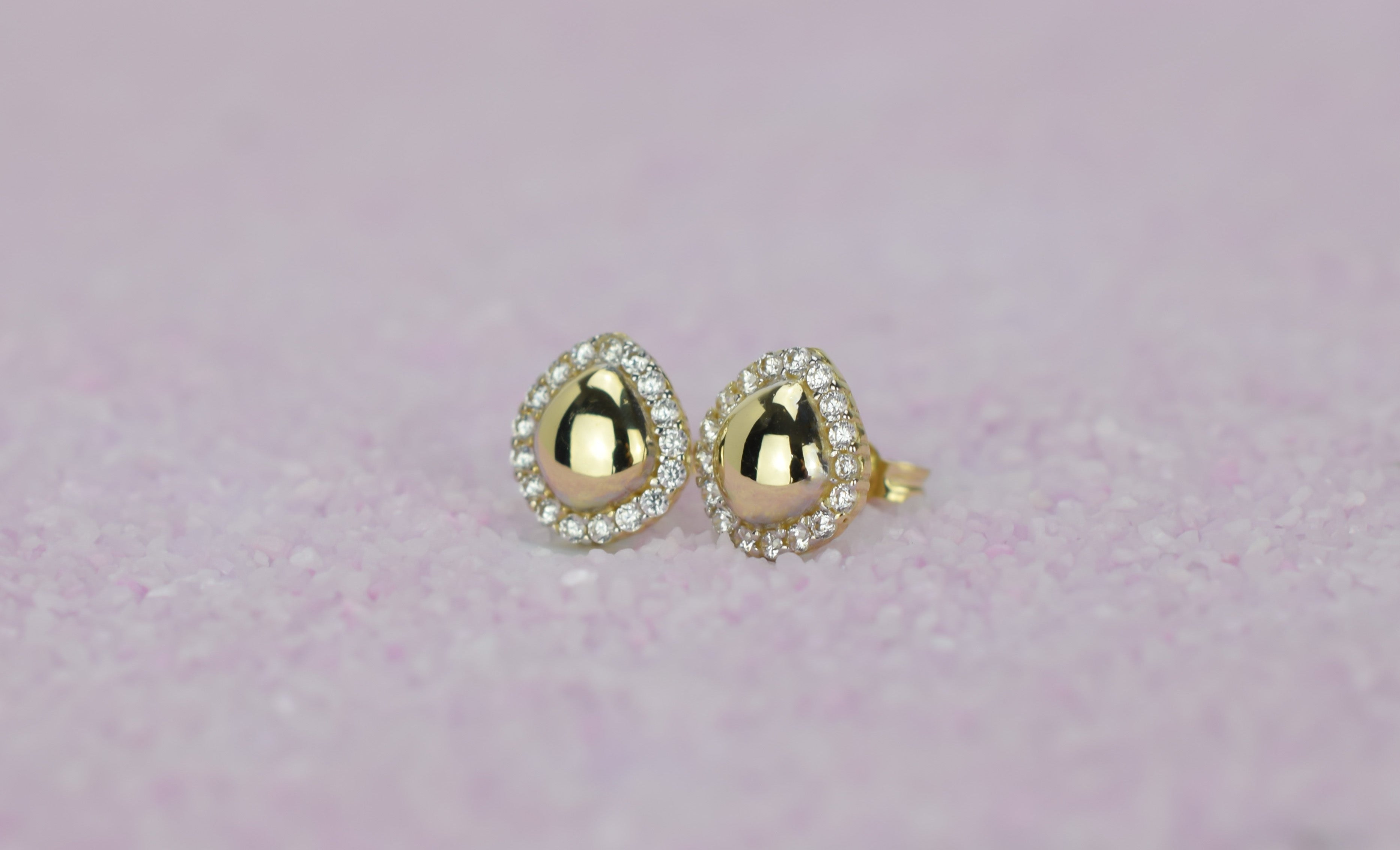 14k oorbellen peer oorbellen, gouden oorbellen, 14k druppel oorbellen, oorbellen met stenen, petite 14k oorbellen, oorbellen, kleine gouden oorbellen, klassieke oorbellen met stenen