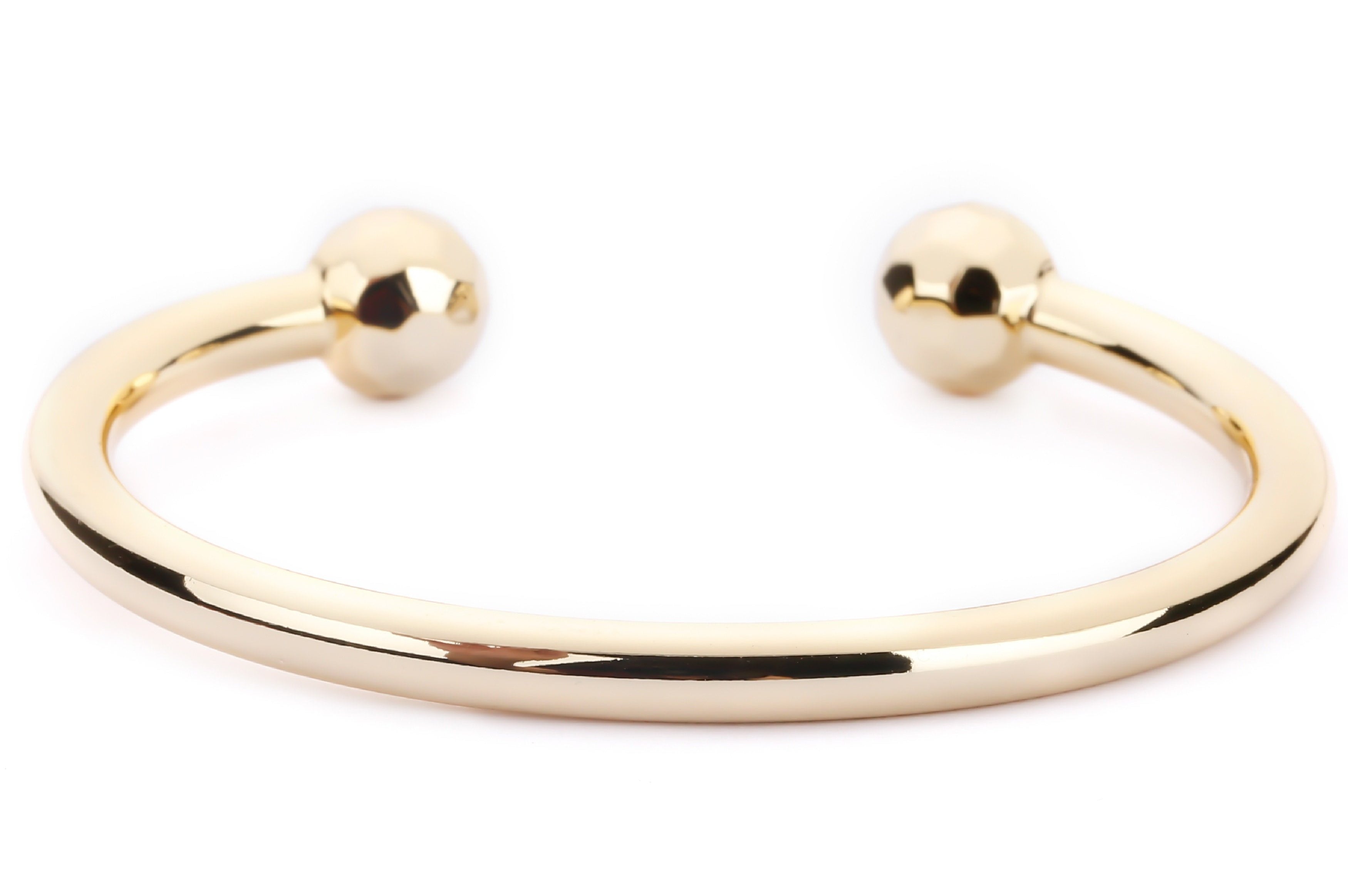 Illuzion Cuff Gold, Gold Cuff, Ball Cuff, Bracelet balls, Mens cuff,men bangle, Large cuff, Ball Cuff,