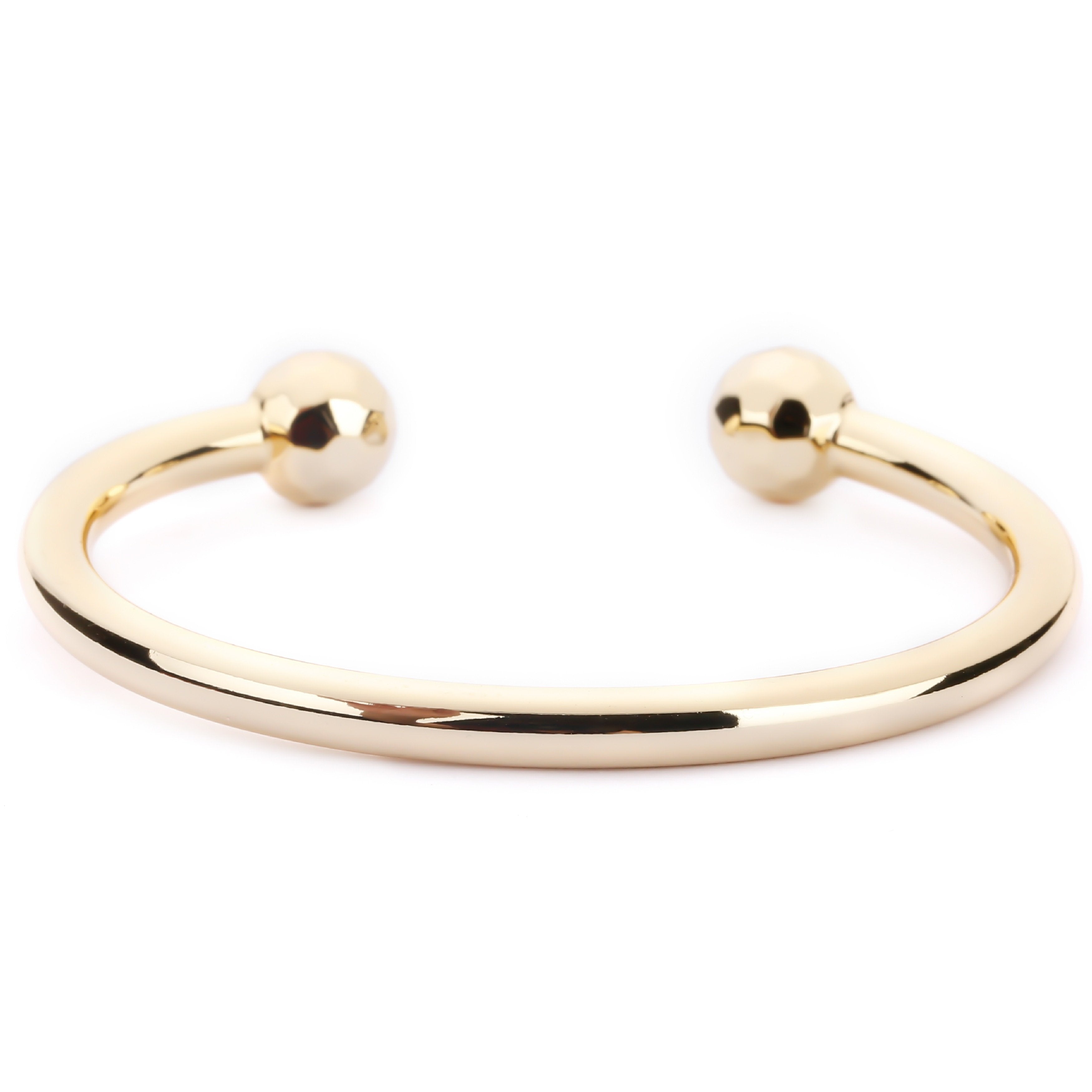 Illuzion Cuff Gold, Gold Cuff, Ball Cuff, Bracelet balls, Mens cuff,men bangle, Large cuff, Ball Cuff,