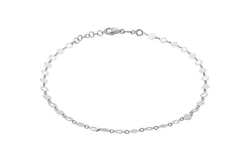 zilveren enkelbandje, zilveren enkelband met schakels, schakel enkelband, zomerse enkelbandje, dames enkelbandje