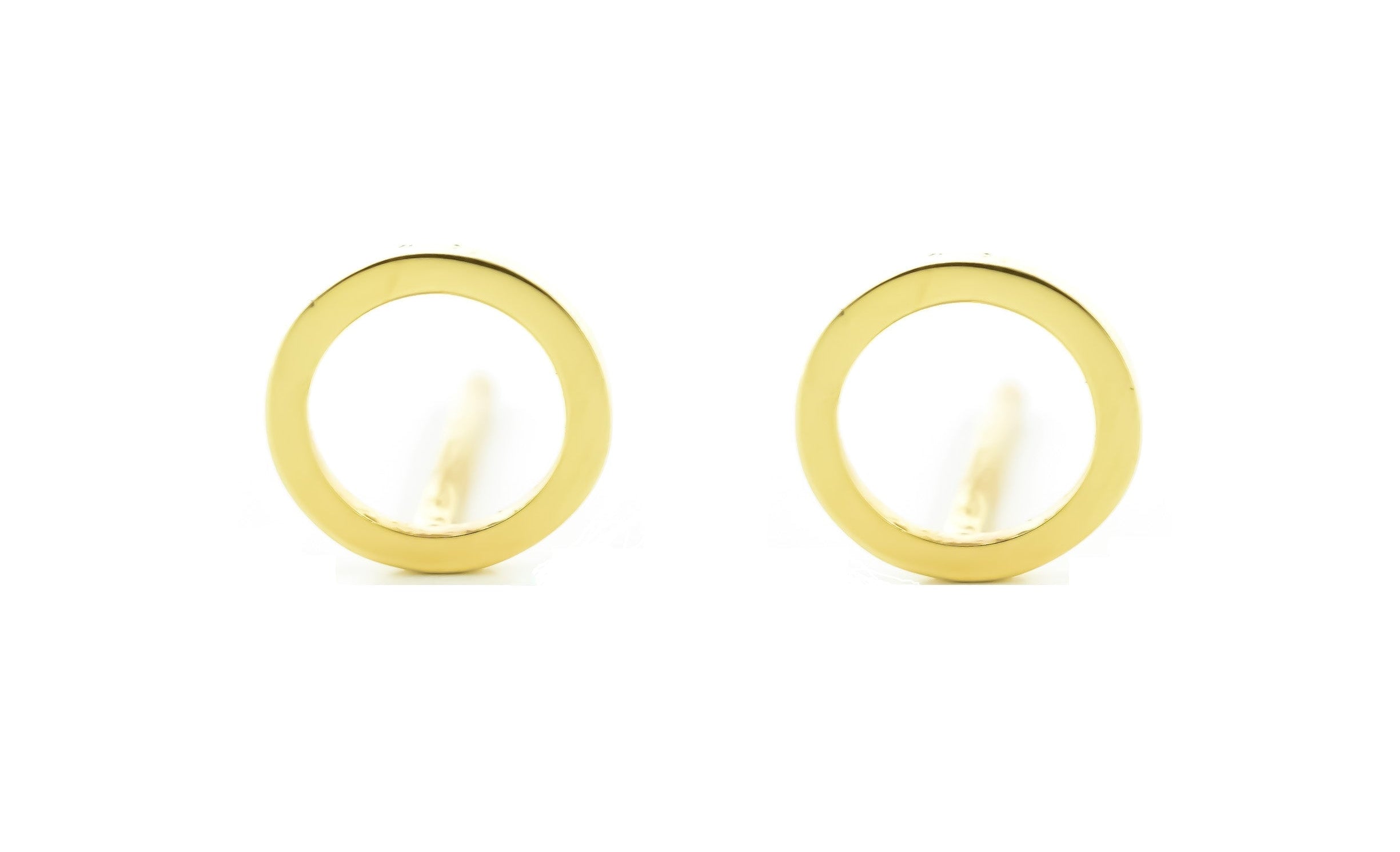 Gouden oorbellen open rondjes, open rondjes oorbellen goud voor dames, dames gouden oorbellen, ronde oorbellen meisjes, open cirkel oorbellen, 14k gouden oorbellen open rondjes