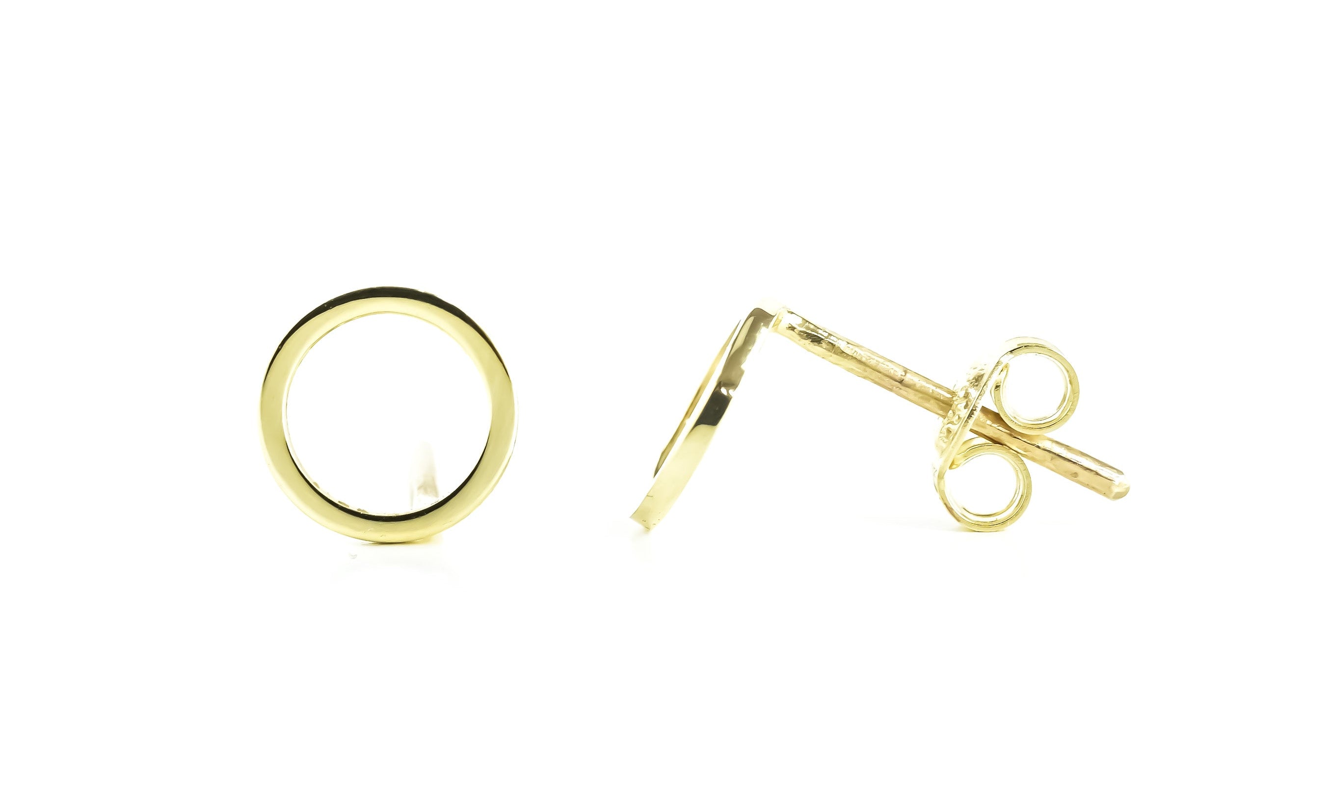 Gouden oorbellen open rondjes, open rondjes oorbellen goud voor dames, dames gouden oorbellen, ronde oorbellen meisjes, open cirkel oorbellen, 14k gouden oorbellen open rondjes