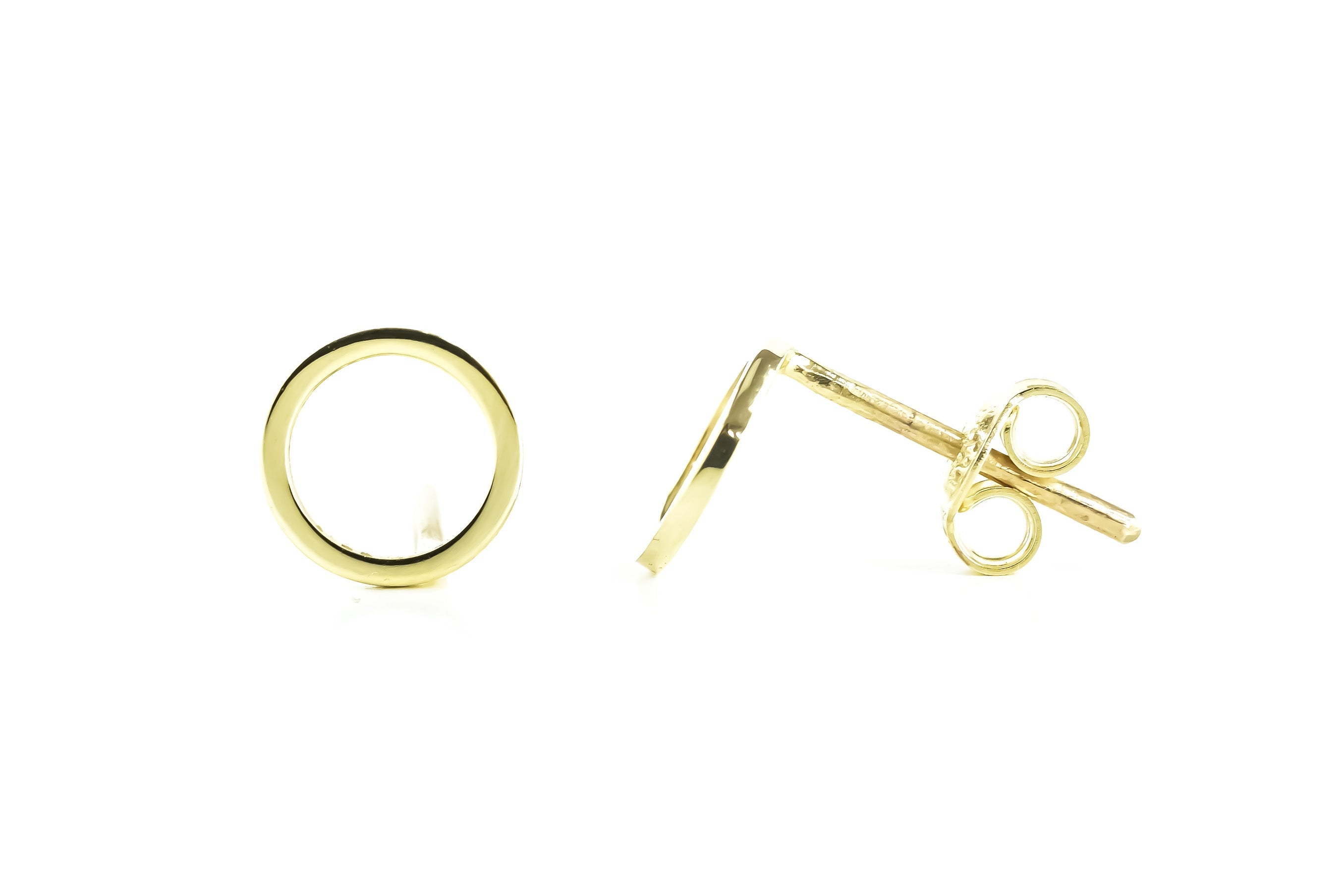 Gouden oorbellen open rondjes, open rondjes oorbellen goud voor dames, dames gouden oorbellen, ronde oorbellen meisjes, open cirkel oorbellen, 14k gouden oorbellen open rondjes