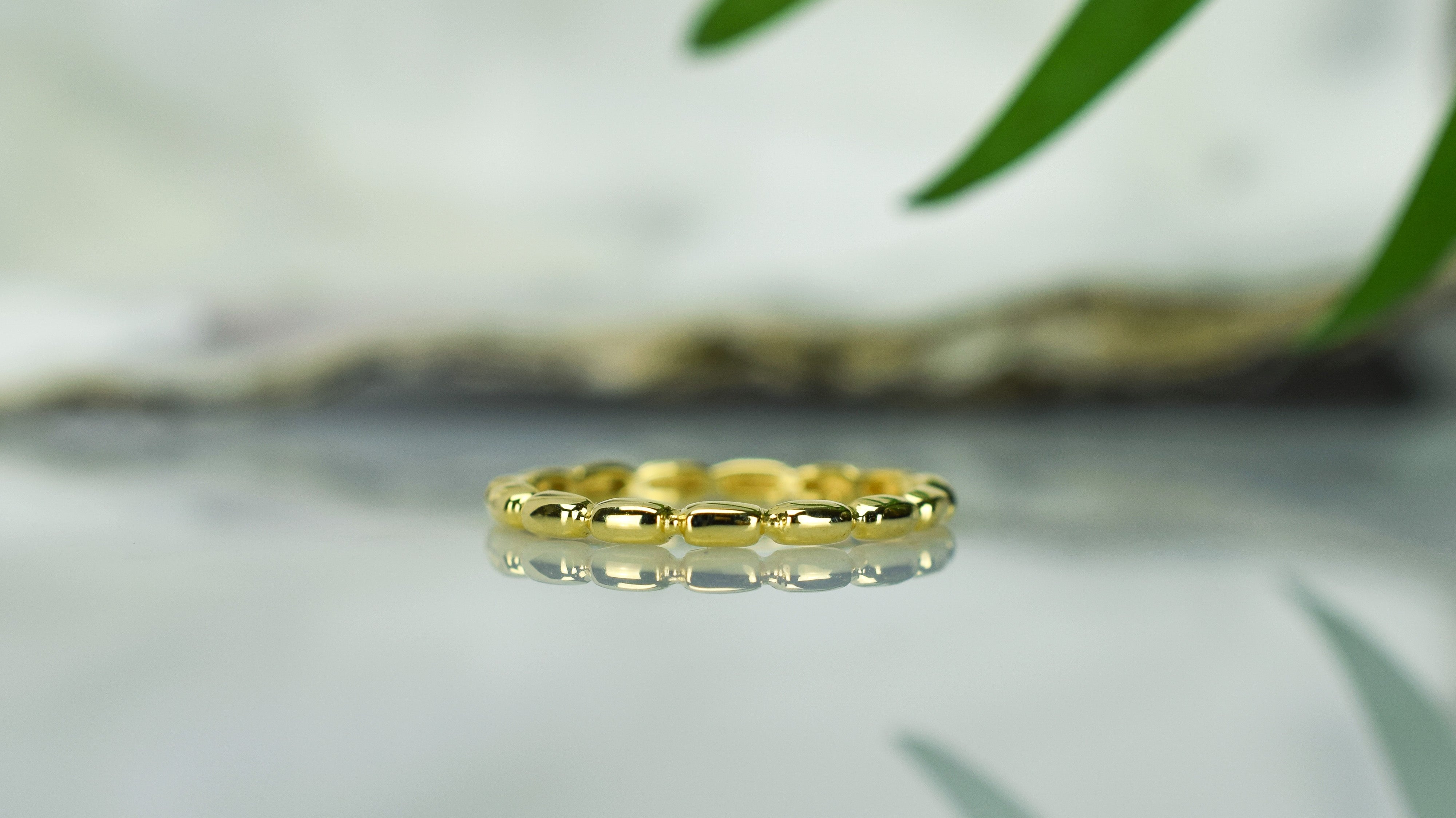 Balkjes ring, 14k gouden balkjes ring, rinbg 14k, aanschuifring, stapelring goud, unieke stapelring