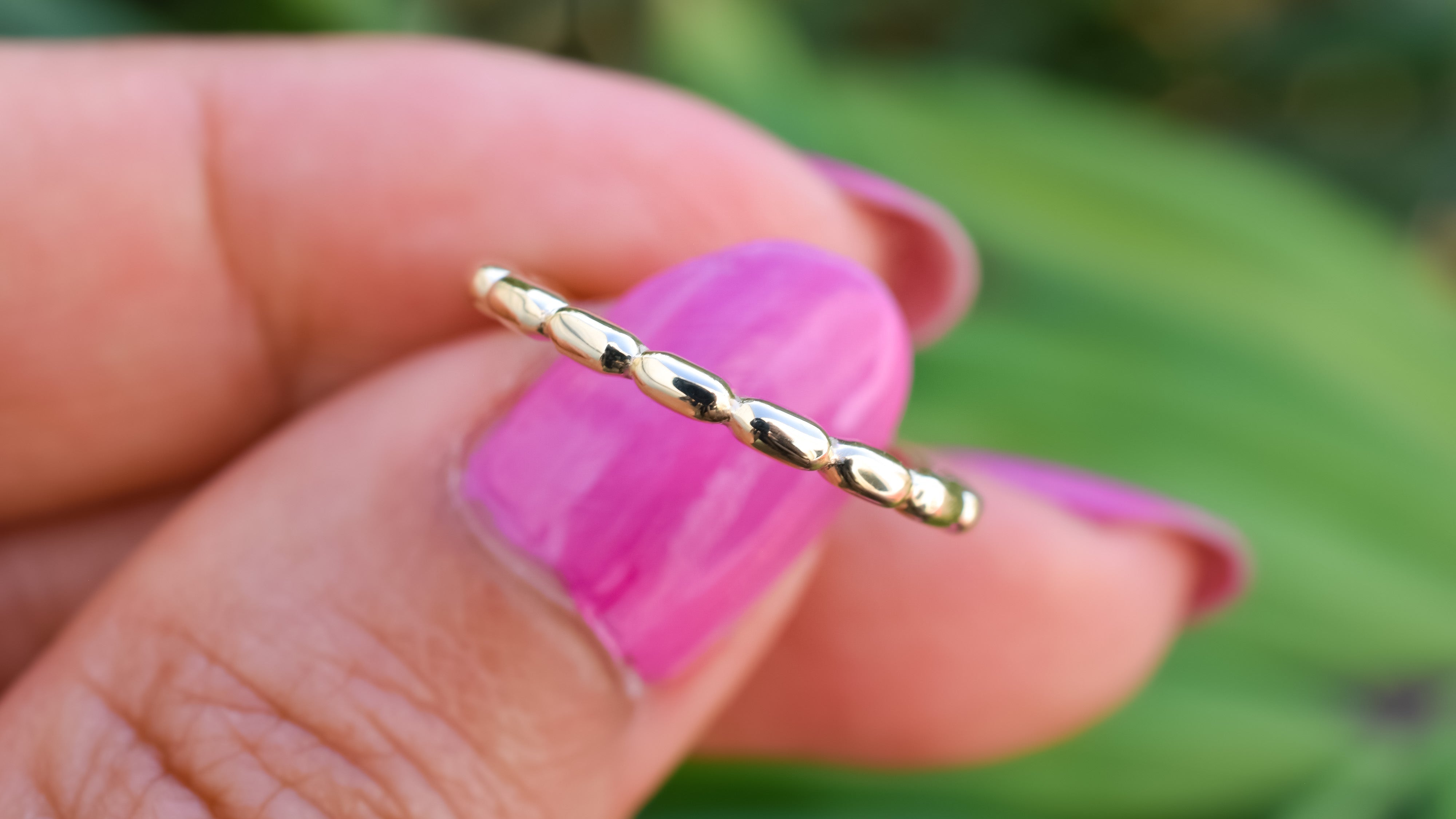 Balkjes ring, 14k gouden balkjes ring, rinbg 14k, aanschuifring, stapelring goud, unieke stapelring