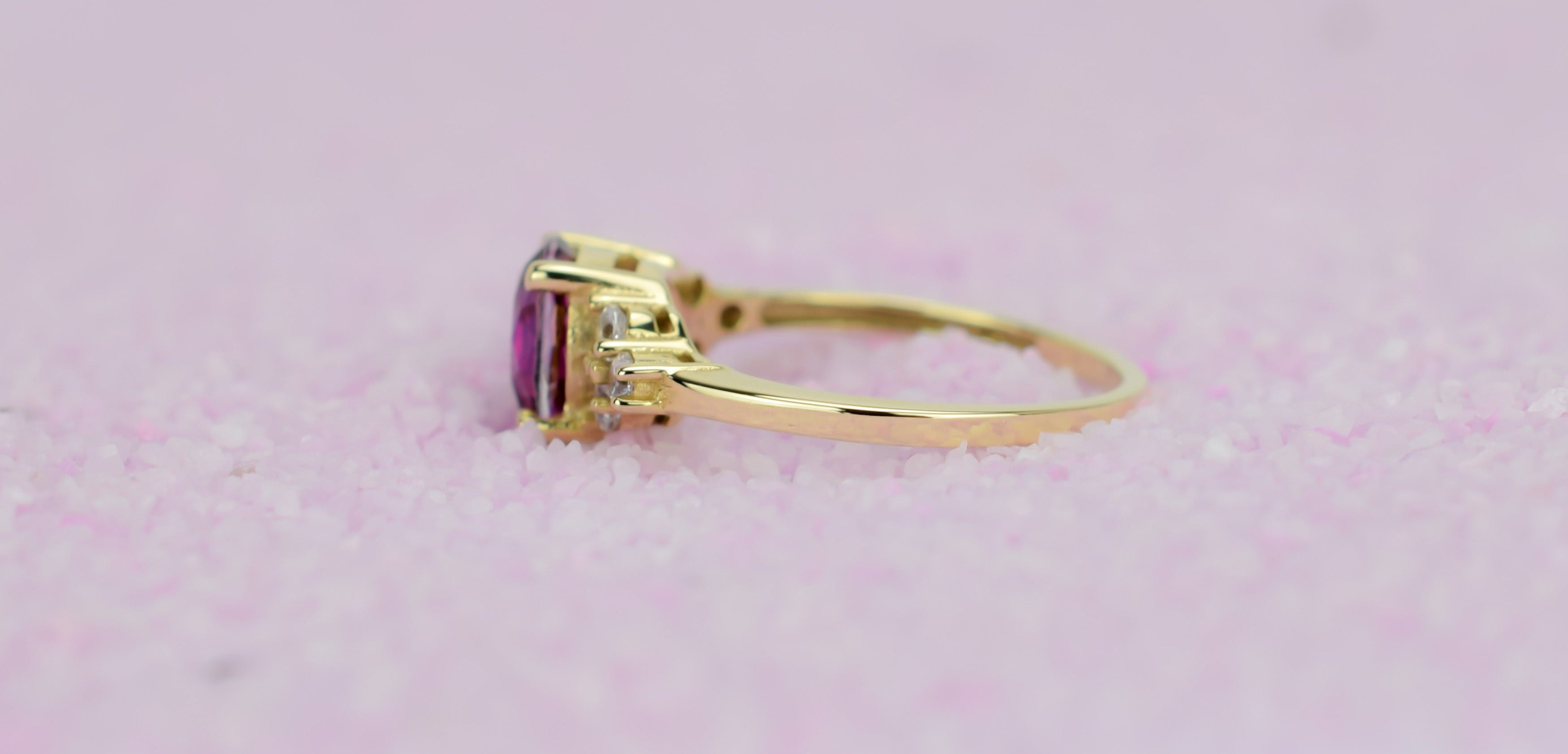 14k ring, swarovski ring goud, gouden swarovski steen ring, topaas ring, rode topaas ring, natuurlijke steen, topaas 18k ring, verlovingsring, vintage gouden ring, vintage 14k ring