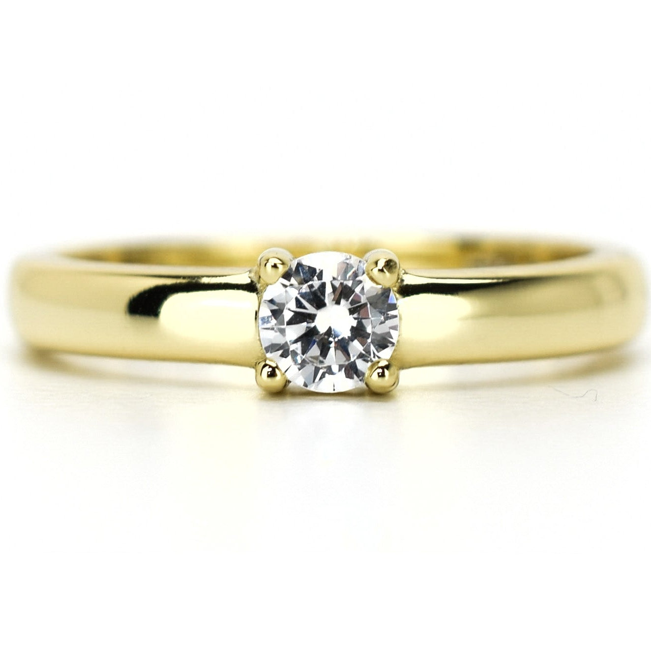 solitaire ring goud, verlovingsring, trouwring goud, ring met steen, solitaire gouden ring, ring voor haar, klassieke gouden ring