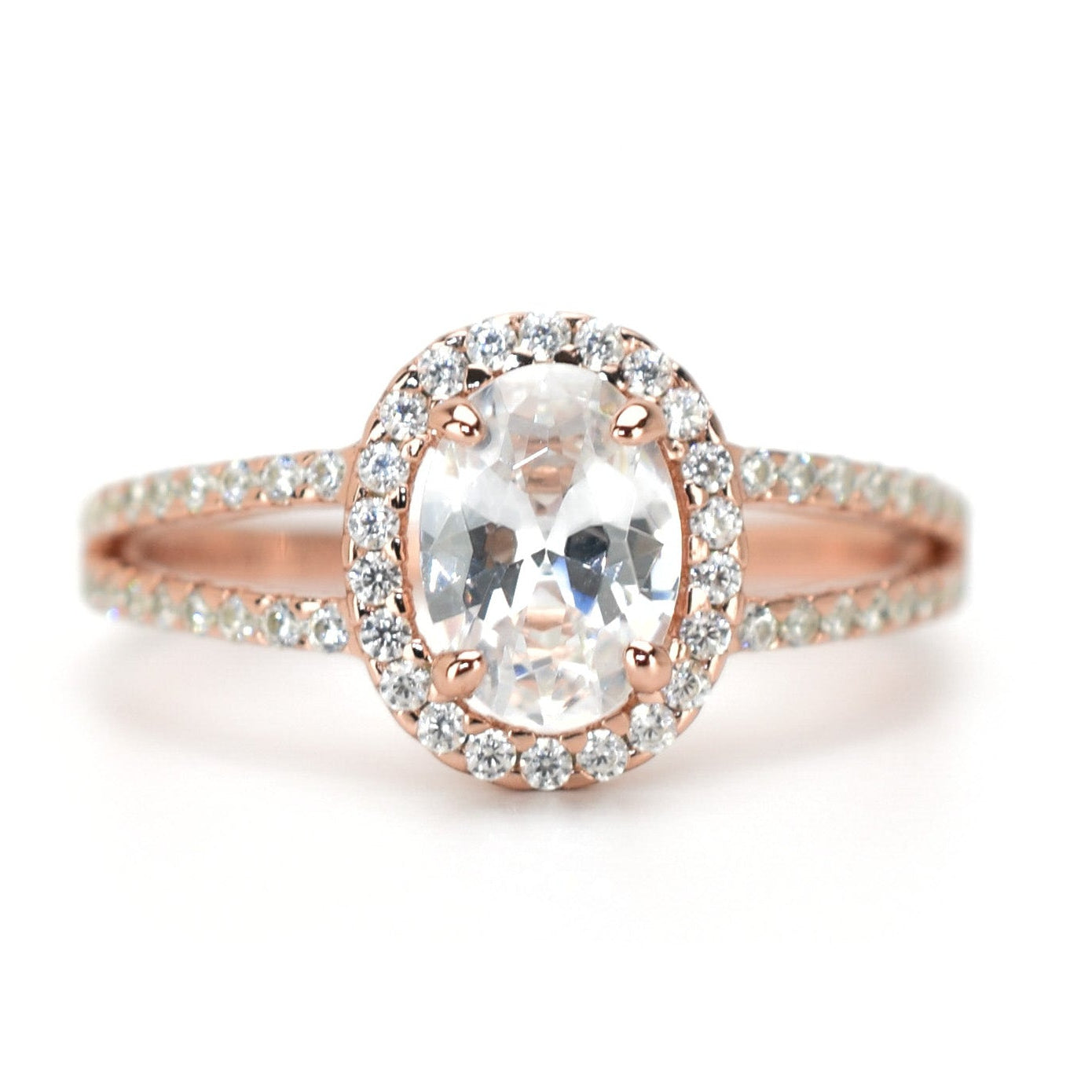 Verlovingsring goud, dubbele band ring, zilveren ring met ovale steen, dames ring met stenen, rosegouden ring met steen, ovale ring met dubbele band, unieke ring met steen