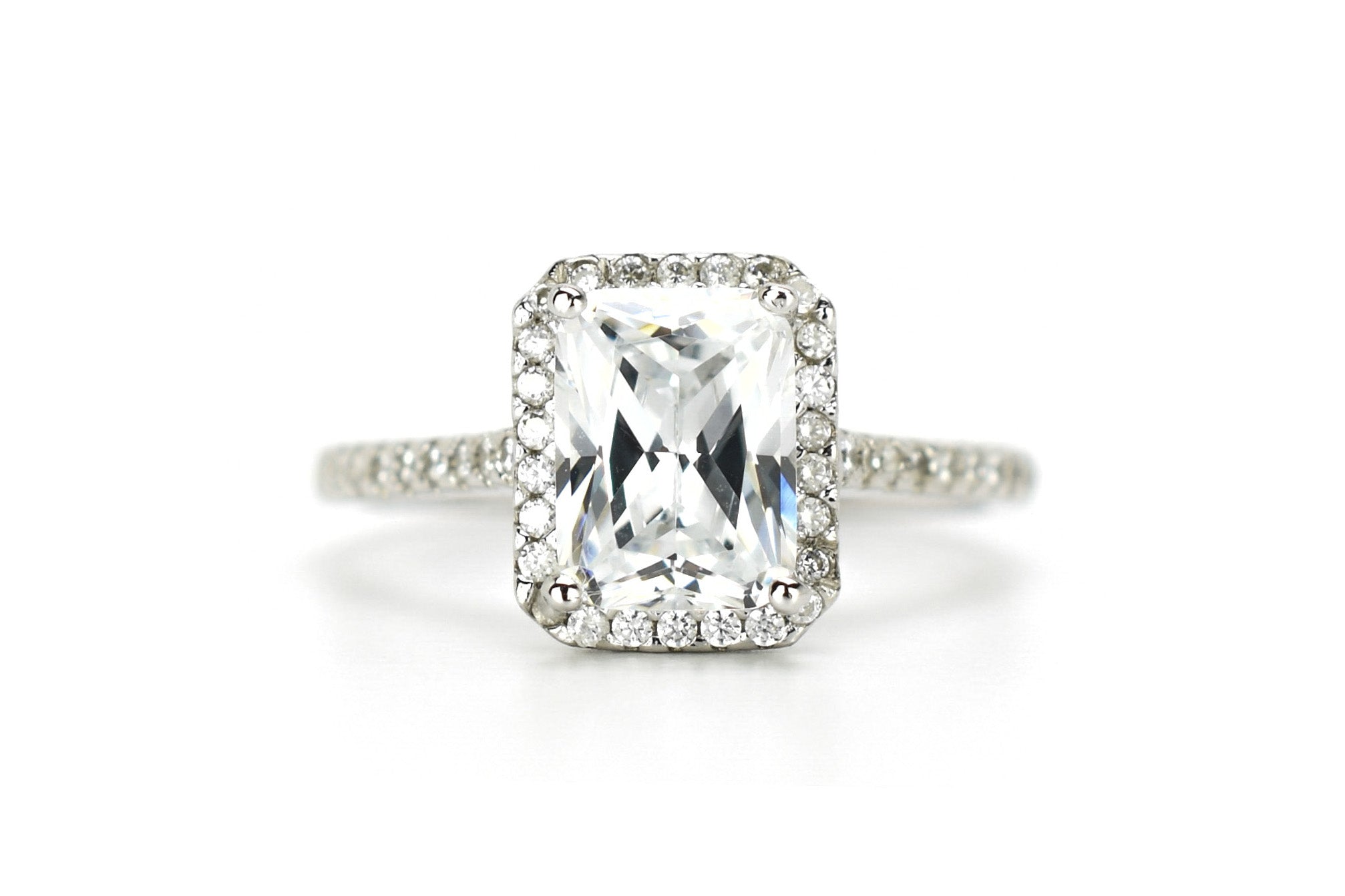 Vierkante ring zilver, zilveren vierkante ring, gouden vierkante ring, verlovingsring zilver, prinses ring zilver, ring met stenen, vierkante prinses ring