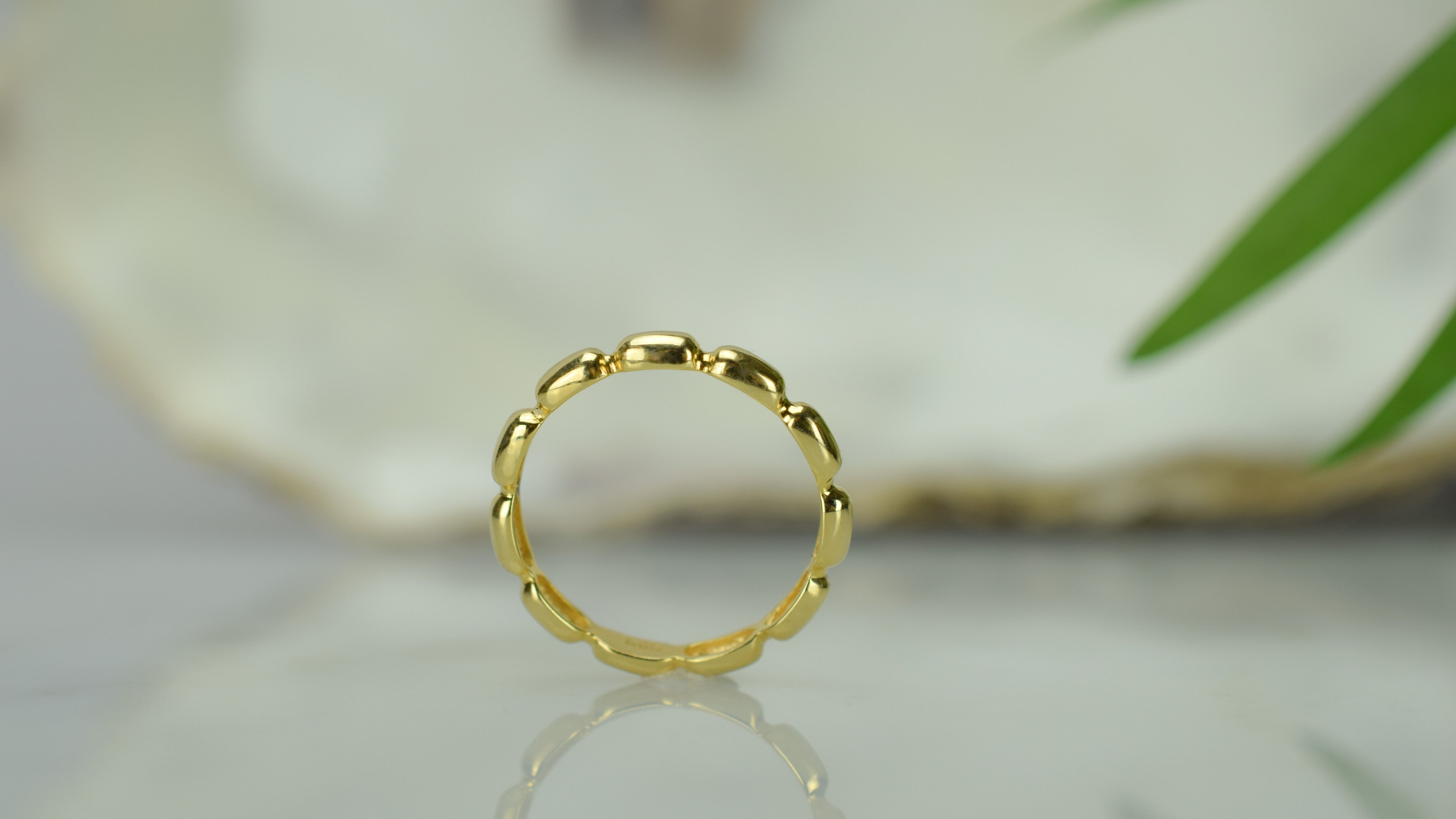 Balkjes ring, ovale ring goud, 14k gouden ring, stapelring goud, aanschuifring goud, unieke ring goud, balkjes ring 14k, 14k damesring, 14k sieraden, bemyjewels