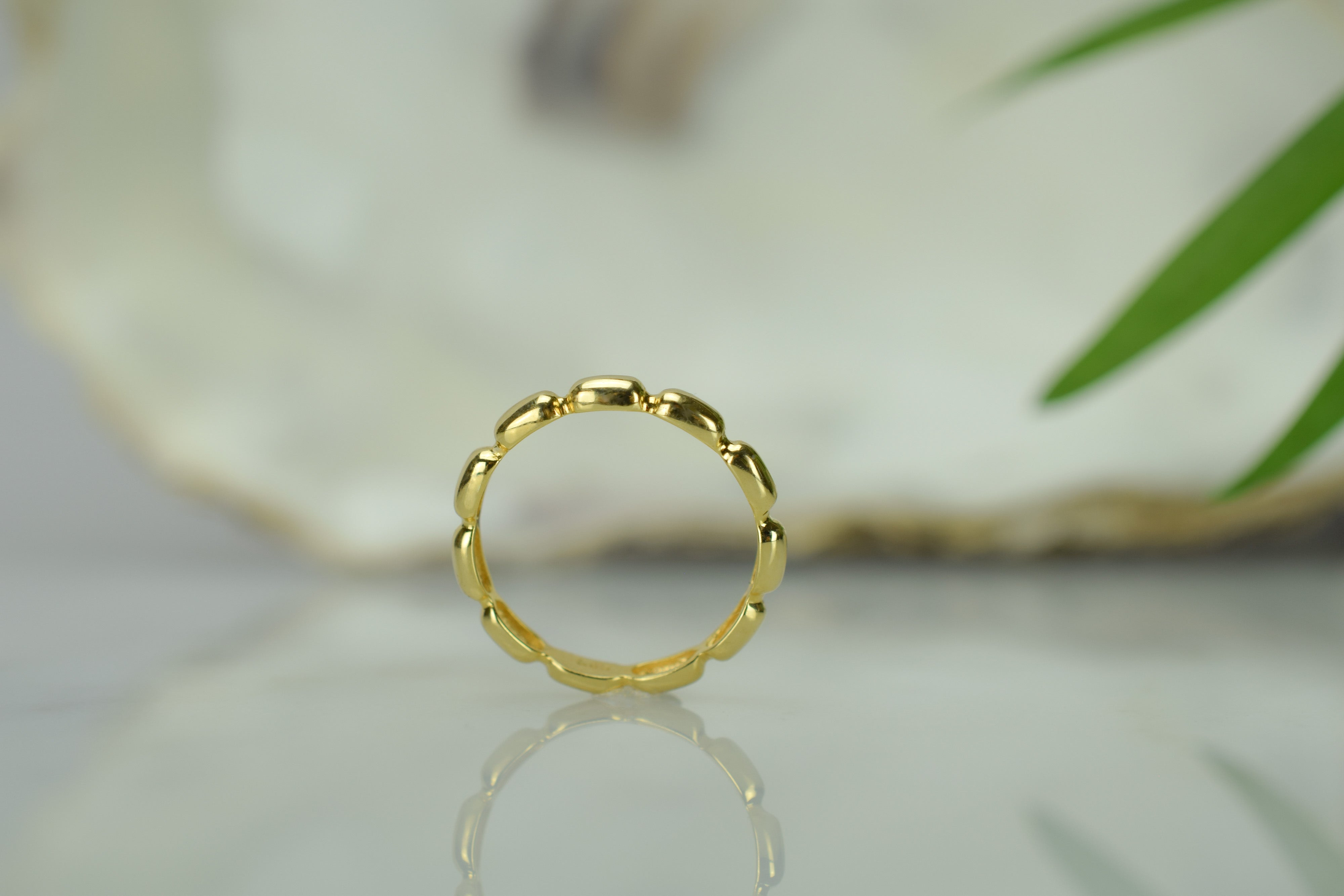 Balkjes ring, ovale ring goud, 14k gouden ring, stapelring goud, aanschuifring goud, unieke ring goud, balkjes ring 14k, 14k damesring, 14k sieraden, bemyjewels