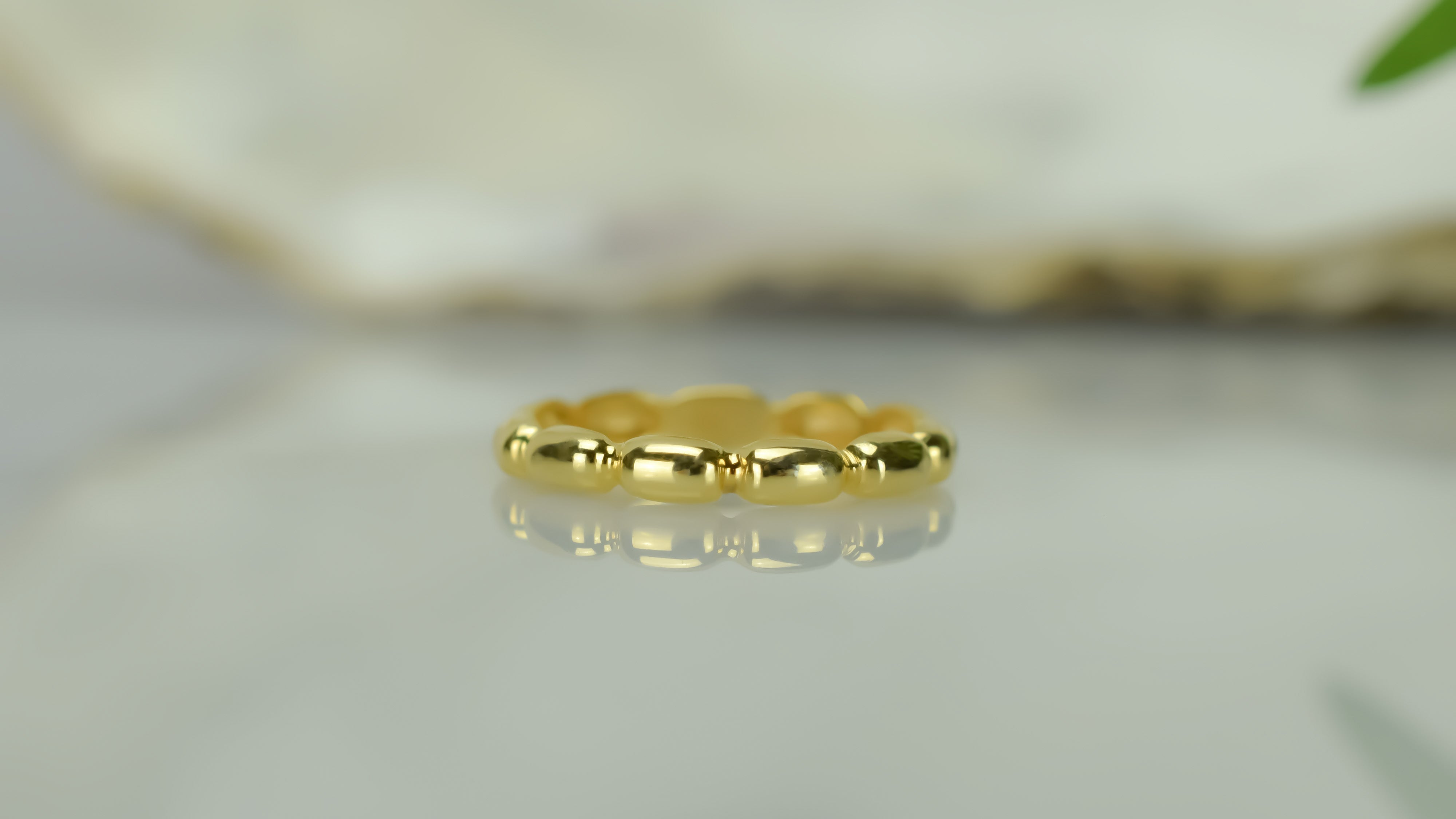 Balkjes ring, ovale ring goud, 14k gouden ring, stapelring goud, aanschuifring goud, unieke ring goud, balkjes ring 14k, 14k damesring, 14k sieraden, bemyjewels