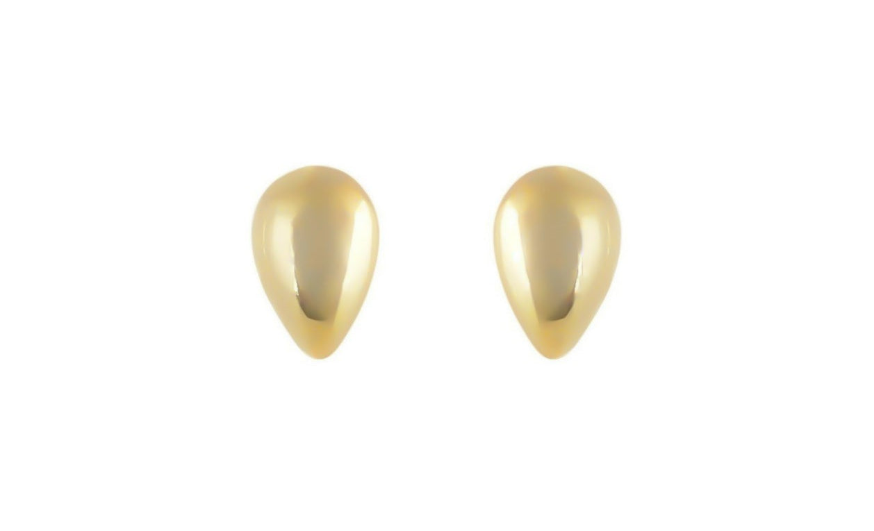 14 karaat goud oorknoppen, oorknoppen 14k druppelvormige, kleine oorbellen voor dames, traanvormige oorbellen