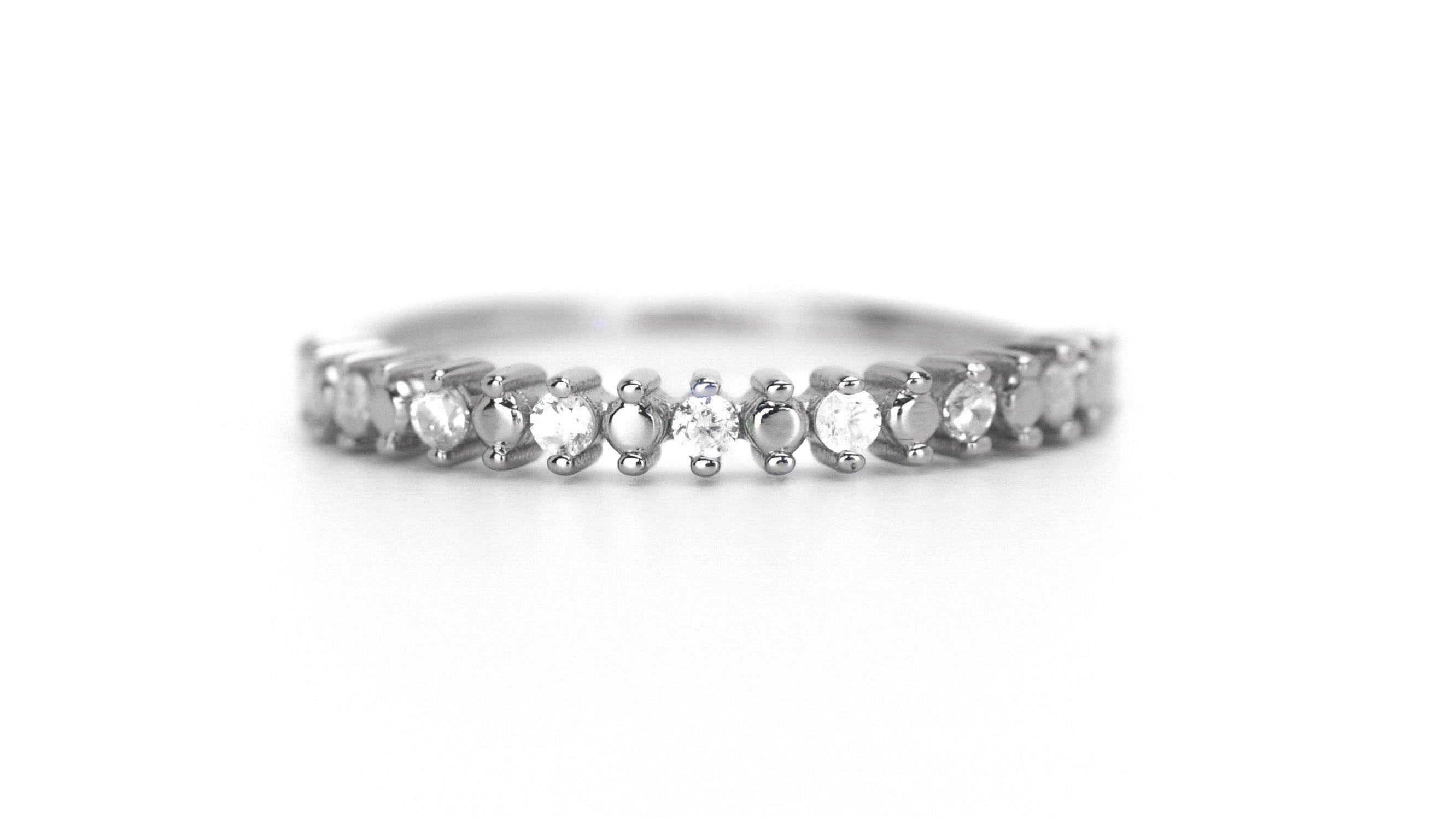 gouden ringband, rose ring met stenen, zilveren ring, ring met stenen, zilveren ring met stenen, stapelring zilver