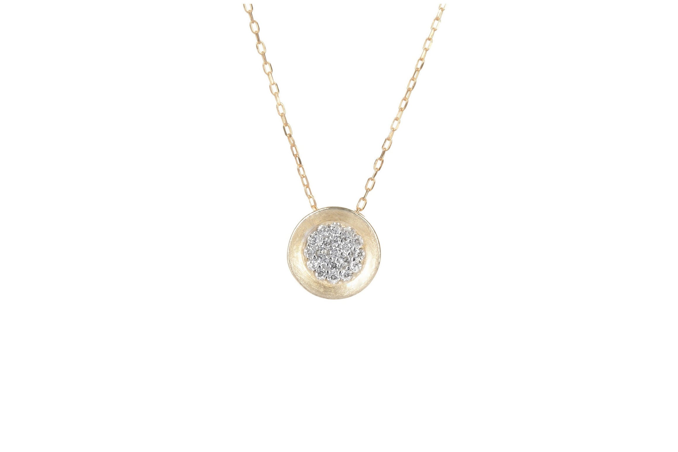 14k ronde ketting, dames gouden ketting, ketting voor dames 14 karaat, 14 karaat cirkel ketting, gouden ronde ketting met stenen, 14k kettting met stenen