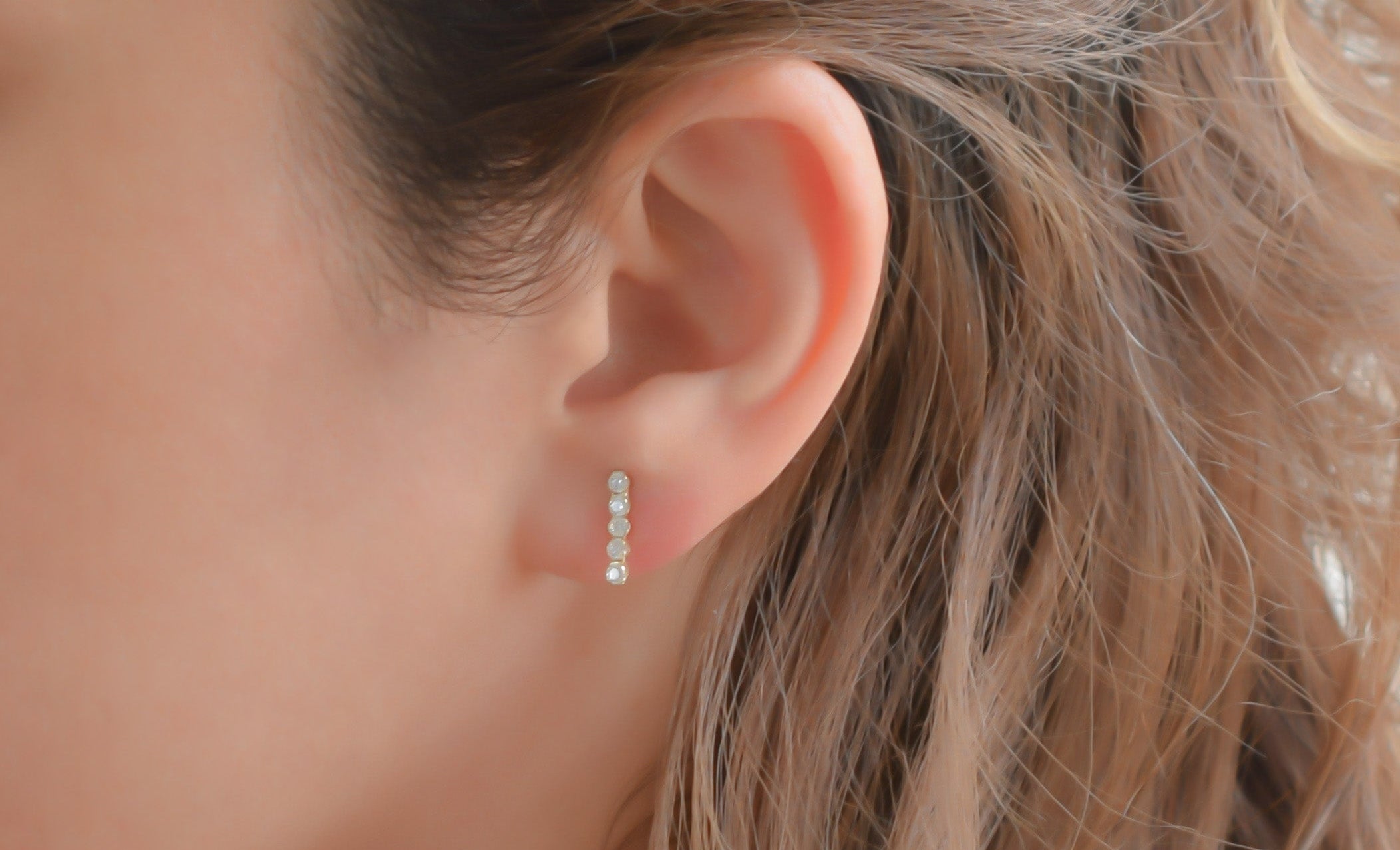 14k elegante oorbellen, oorbellen goud, gouden 14k oorbellen met stenen, 14k oorbellen met stenen, dames oorknoppen, oorbellen goud 14k