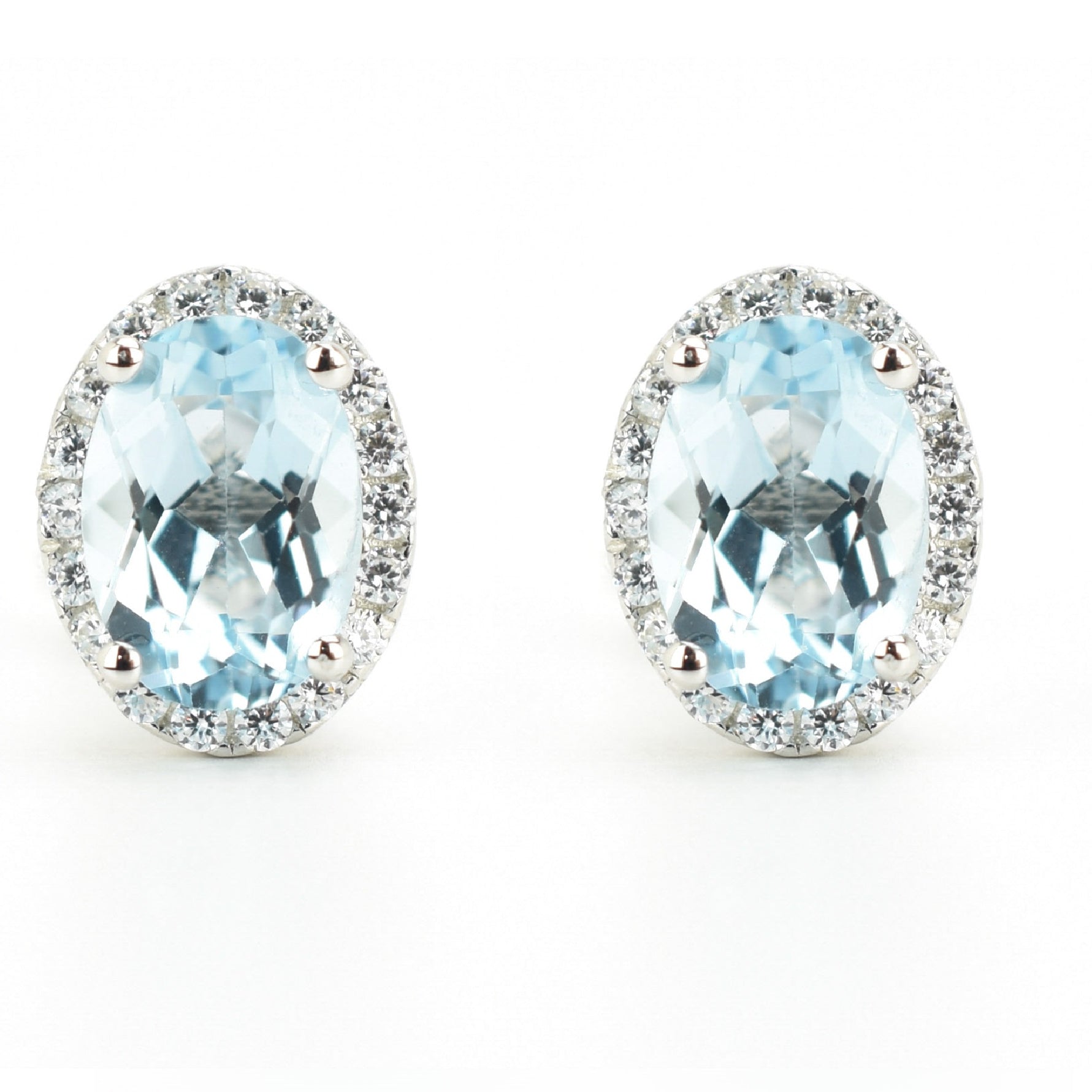 VerOna Topaas Ovale Oorknoppen