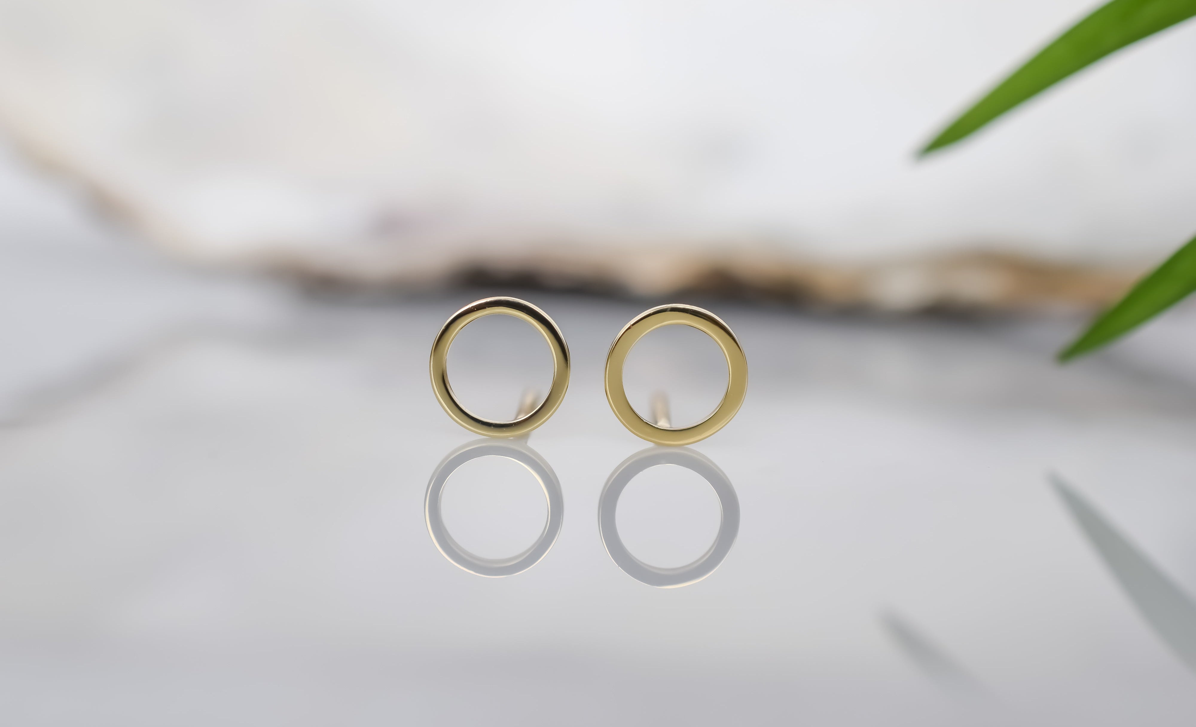 Gouden oorbellen open rondjes, open rondjes oorbellen goud voor dames, dames gouden oorbellen, ronde oorbellen meisjes, open cirkel oorbellen, 14k gouden oorbellen open rondjes