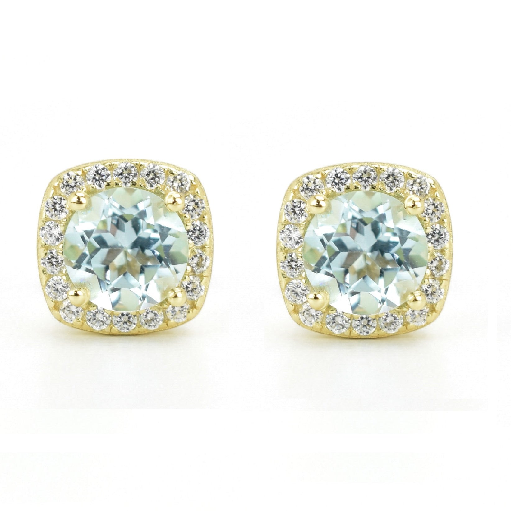 VerOna Topaas Square Oorknoppen