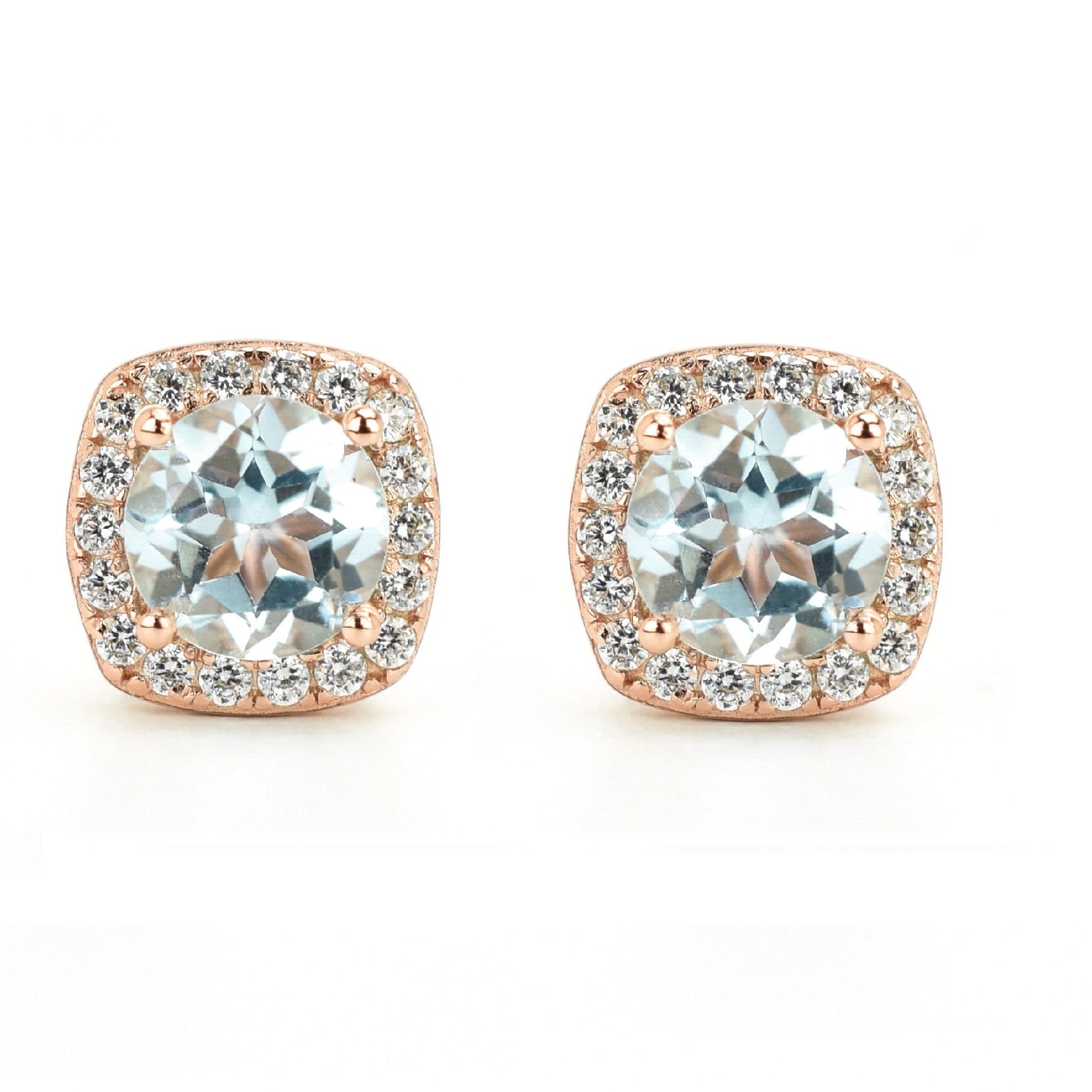 VerOna Topaas Square Oorknoppen