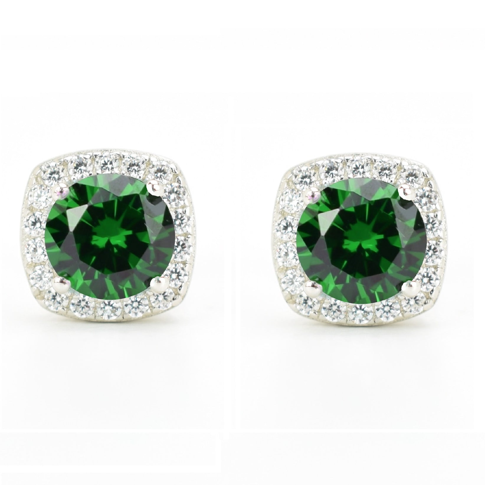 VerOna Smaragd Square Oorknoppen