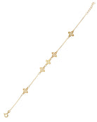 dames armband goud, gouden bloemen dames armband, gouden dames armband 14k goud