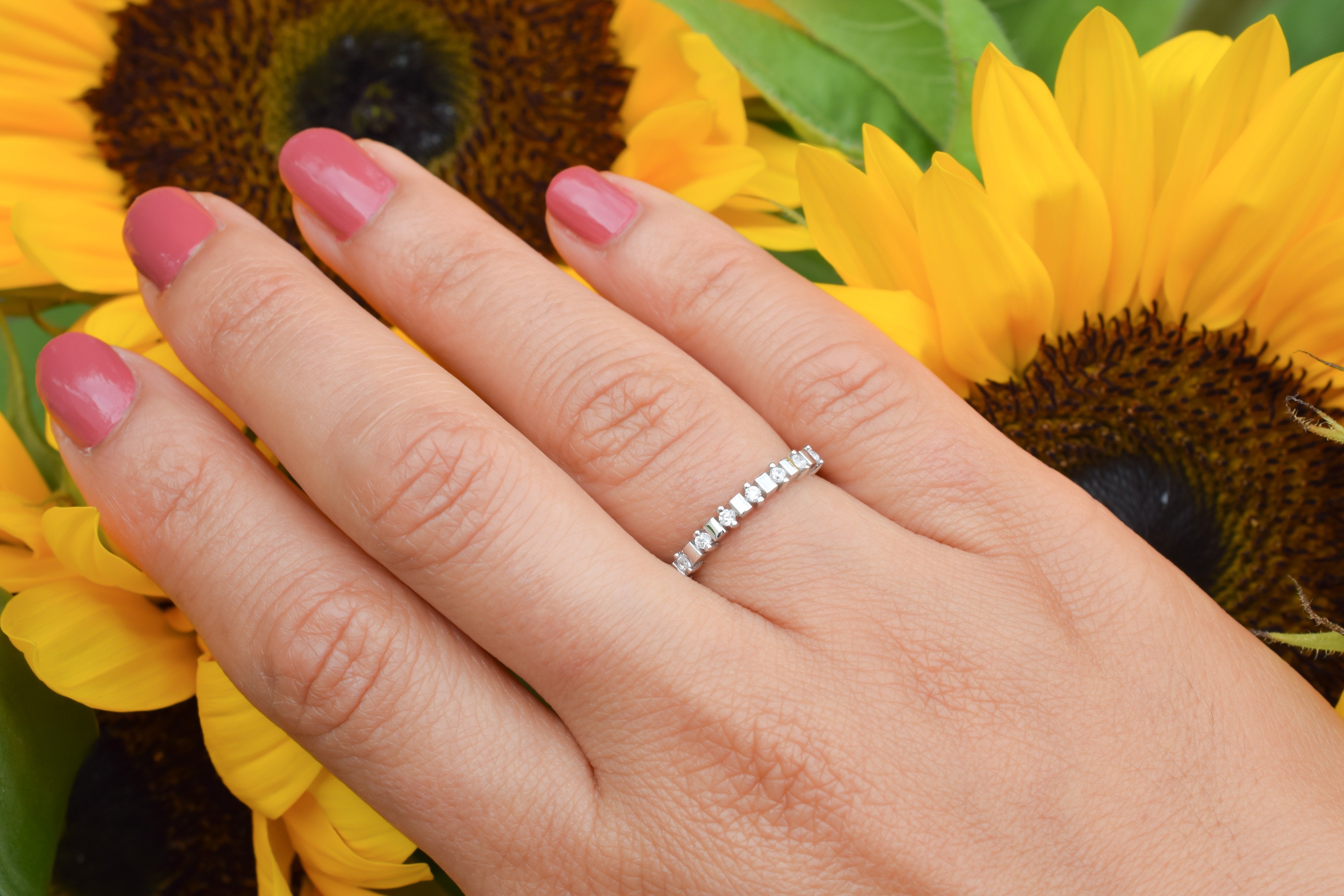 unieke gouden ring, stapel ring rose goud, stapel ring zilver, zilverem dames ring met stenen, subtiele ring voor dames, dames balkjes ring, ring met stenen goud, verlovingsring