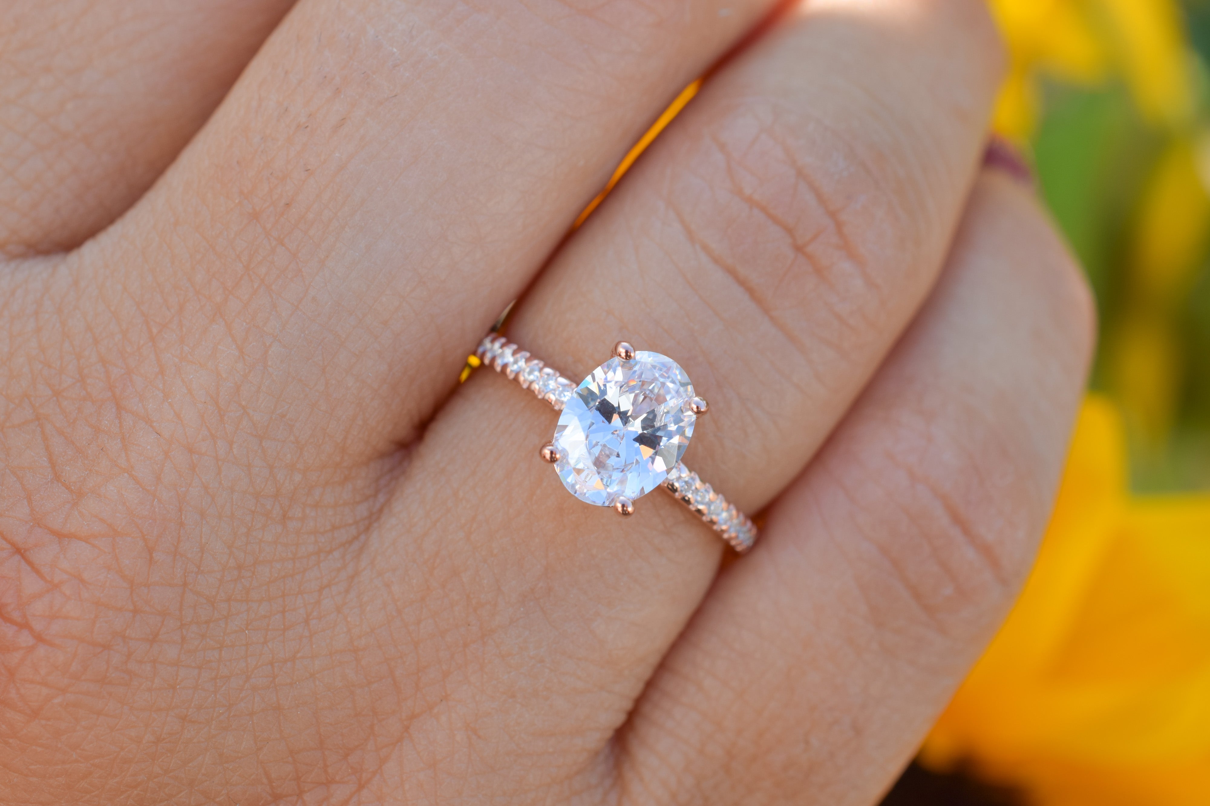 Rose ovale ring, ovaal geslepen ring, verlovingsring ose goud, rosegouden ring, ring met steen, zilveren ovale ring, ovale gouden ring, ring ovaal zilver, solitaire ring ovaal