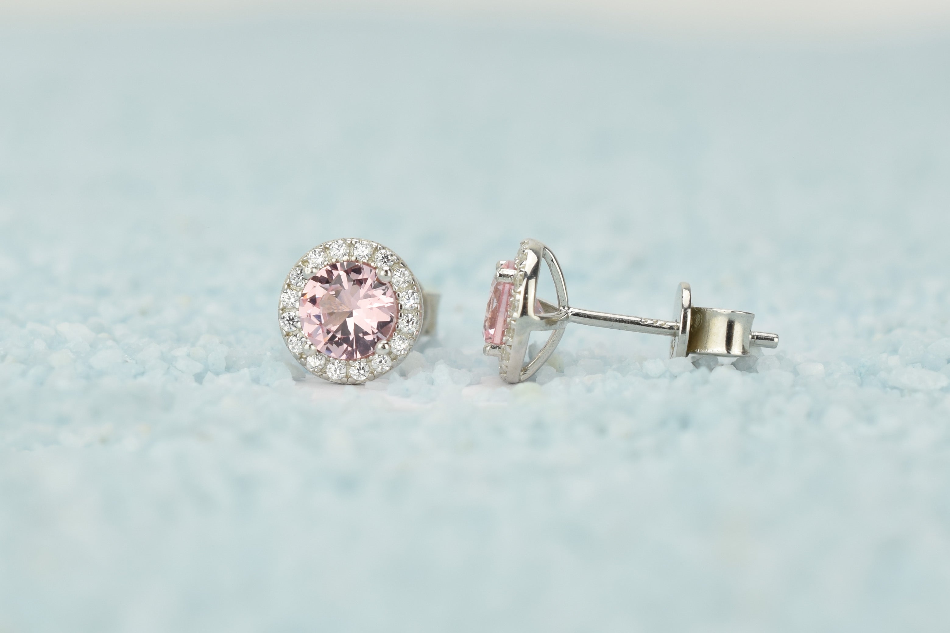 Morganiet stenen oorbellen, oorbellen morganite stenen, gouden morganiet oorbellen, roze oorbellen, natuurstenen oorbellen, ronde oorbellen, 18k oorbellen, morganiet roze oorbellen, roze gouden oorbellen, 18k rose gouden morganiet oorbellen, zilveren morganiet oorbellen, zilveren ronde oorbellen, zilveren 925 oorbellen natuurstenen, birthstone, geboorte stenen