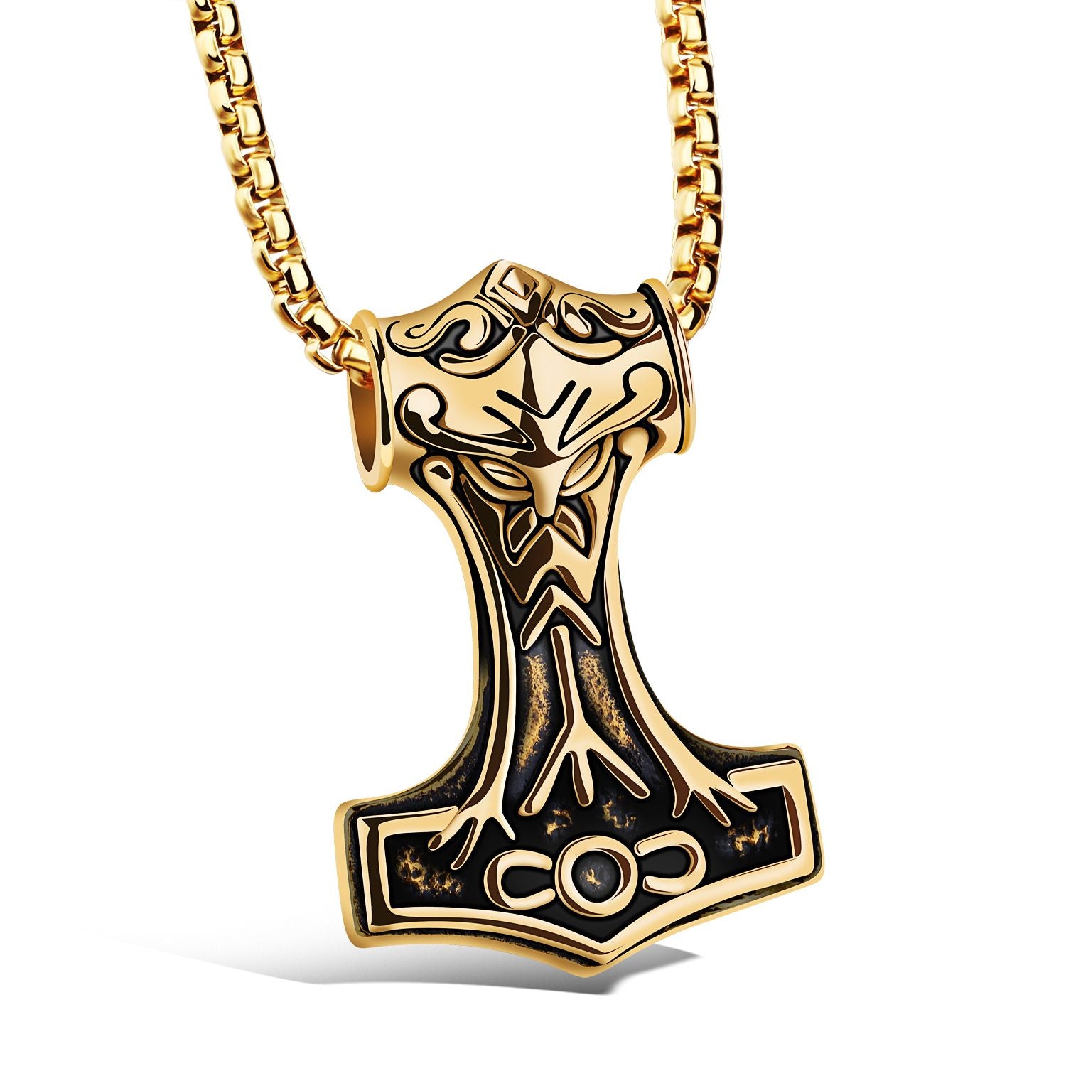 B4B Thors Odins Wolf Nordischer Hammer 