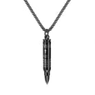 kogel ketting, mannen kogel ketting, zwartkleurige ketting mannen