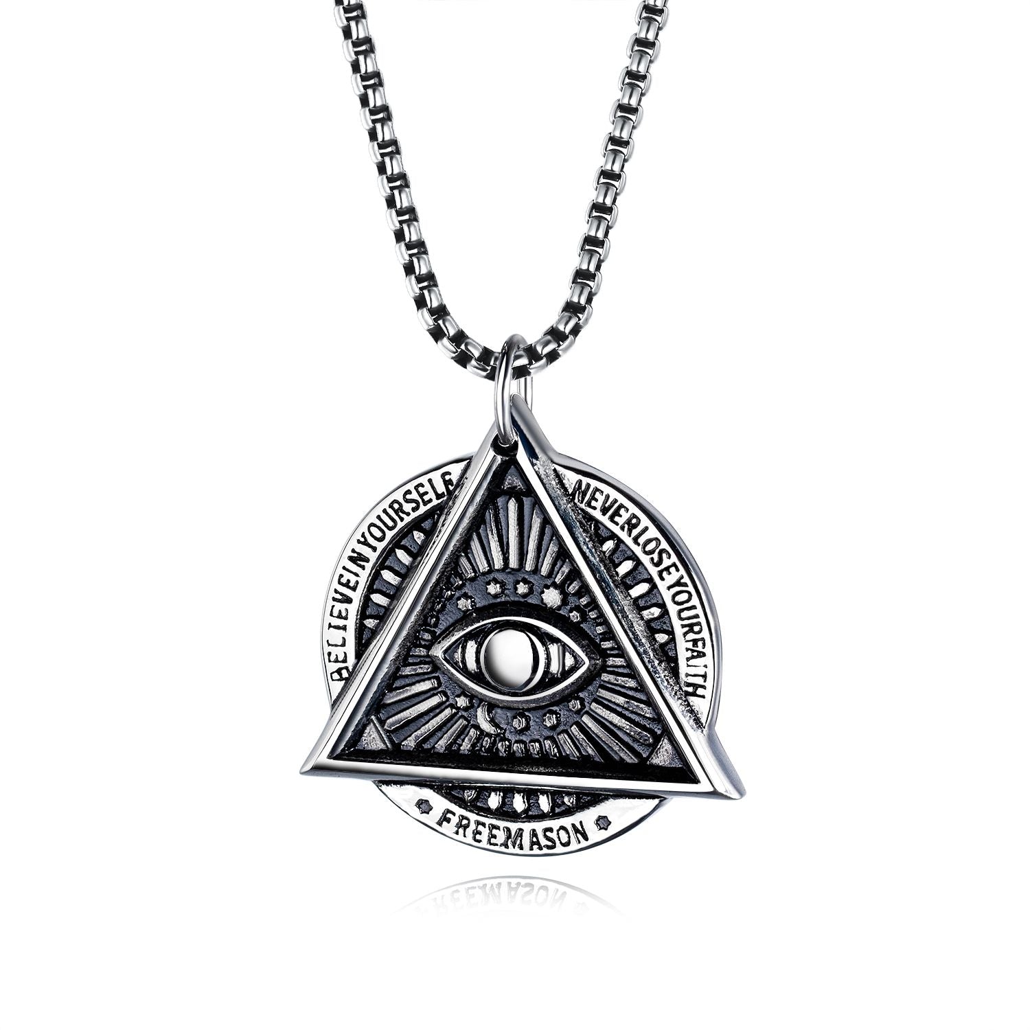 vrijmetselaars ketting, ketting voor mannen, mannen ketting vrijmetselaar