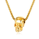 Doodskop ketting zilverkleurig, mannen doodskop ketting, mannen ketting, zwarte doodskop ketting, gouden mannen ketting, doodskop, doodskop ketting