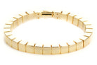 Capital Gold, Cube Bracelet, Mens bracelet, large men bracelet, gold bracelet, cube cuff, Large men bracelet, wide men bracelet,