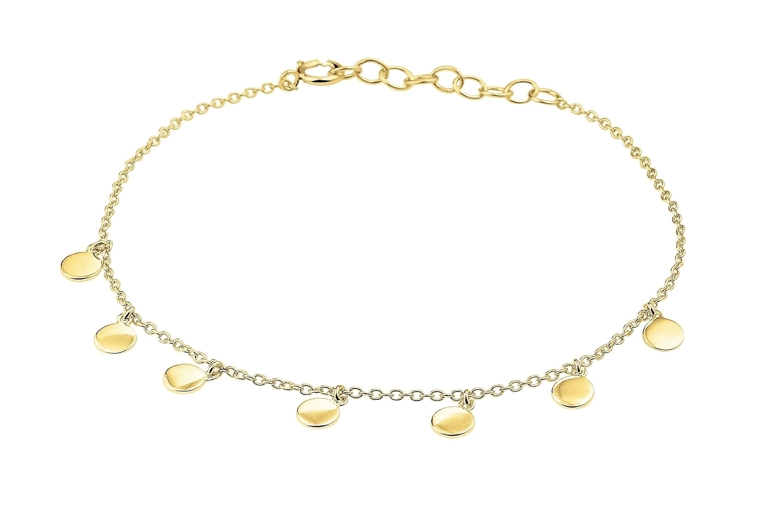 gouden armband met munten, munten armband, zilveren armband met muntjes, coin armband, armband met muntjes, hippe armband met gladde munten, armband met rondjes