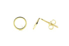 Gouden oorbellen open rondjes, open rondjes oorbellen goud voor dames, dames gouden oorbellen, ronde oorbellen meisjes, open cirkel oorbellen, 14k gouden oorbellen open rondjes