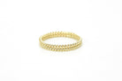 Twistend ring 14k Goud, twisted ringen, 2 aanschuif ringen, 2 vlecht ringen goud, 2 gedraaide ringen 14k, gouden ringen 2x, stacking ring, 14k aanschuif ringen