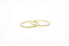 Twistend ring 14k Goud, twisted ringen, 2 aanschuif ringen, 2 vlecht ringen goud, 2 gedraaide ringen 14k, gouden ringen 2x, stacking ring, 14k aanschuif ringen