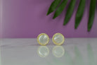 Oorknoppen parel, parel zilver oorbellen, gouden parel oorbellen, parelmoer oorknoppen, ronde parel met stenen oorbellen, oorknoppen parel cirkel