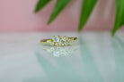 Cluster ring goud, zilveren ring met stenen, ring rosegoud, unieke ring, dames ring, gouden dames ring, zilveren feestelijke ring, promise ring goud, verlovingsring zilver