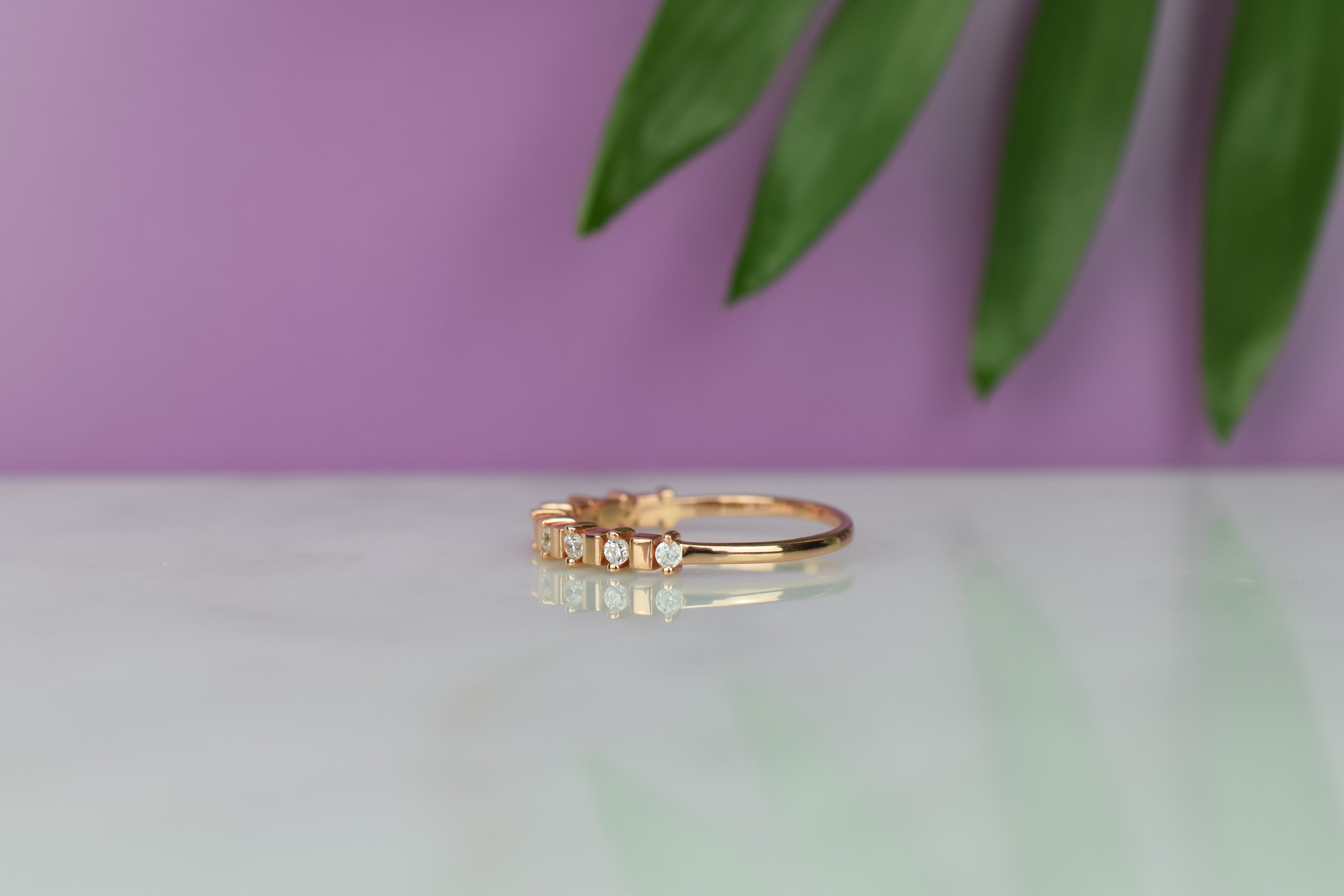 unieke gouden ring, stapel ring rose goud, stapel ring zilver, zilverem dames ring met stenen, subtiele ring voor dames, dames balkjes ring, ring met stenen goud, verlovingsring