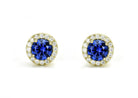saffier oorbellen, 18k gouden saffier oorbellen, blauwe oorbellen, geboortesteen oorbellen, birthstone earrings, sapphire earrings gold, bemyjewels, sieraden, jewelry