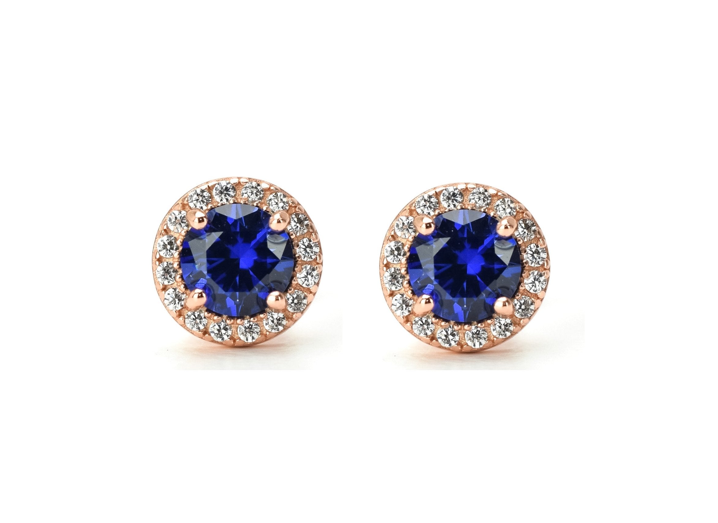 saffier oorbellen, 18k gouden saffier oorbellen, blauwe oorbellen, geboortesteen oorbellen, birthstone earrings, sapphire earrings gold, bemyjewels, sieraden, jewelry
