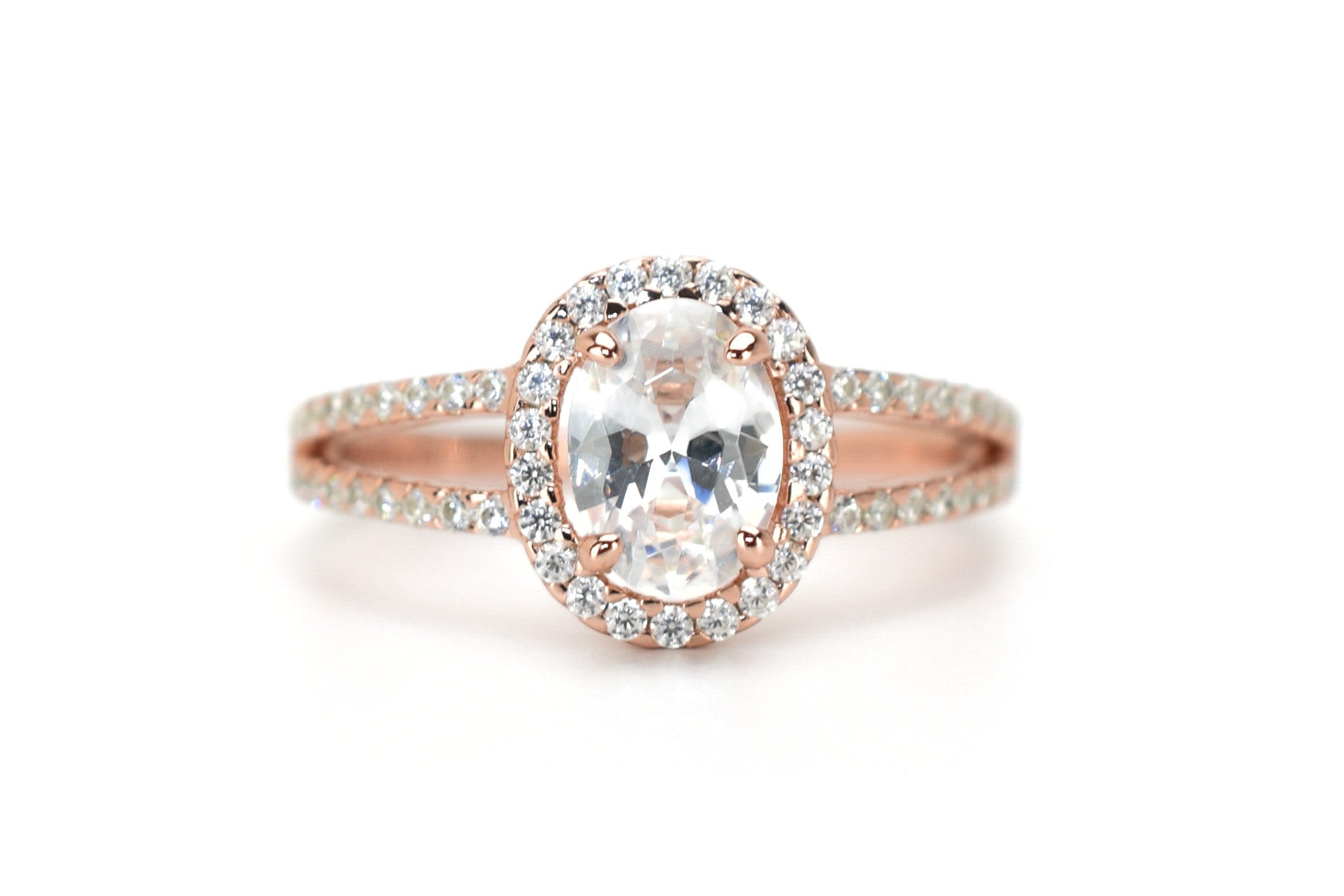 Verlovingsring goud, dubbele band ring, zilveren ring met ovale steen, dames ring met stenen, rosegouden ring met steen, ovale ring met dubbele band, unieke ring met steen