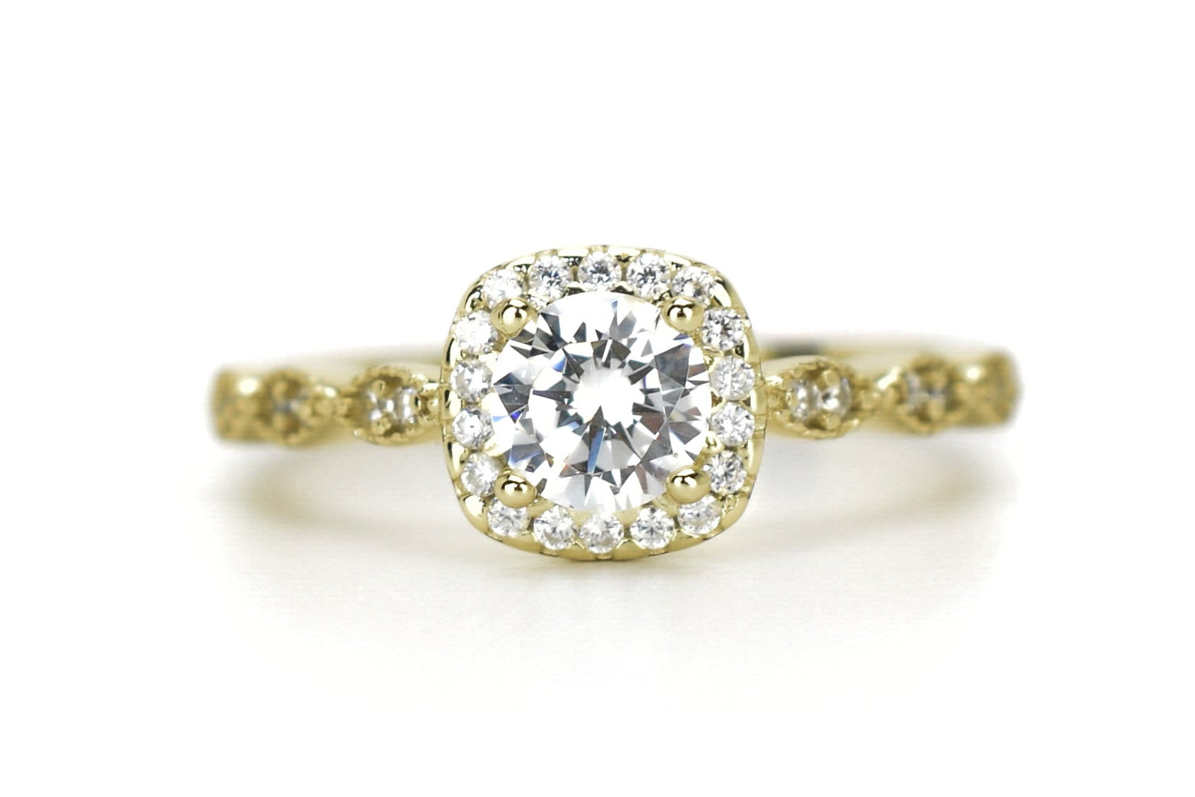 vintage ring, artdeco ring, gouden verlovingsring, 18k gouden ring, ring met stenen, gouden artdeco ring, elegante ring, bruidsring, trouwring, dames ring