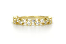 gouden ring, 18k goud, ring ban, stapel ring, half eternity ring, verlovingsring, aanschuif ring goud