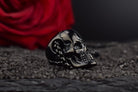 Doodskop ketting zilverkleurig, mannen doodskop ketting, mannen ketting, zwarte doodskop ketting, gouden mannen ketting, doodskop, doodskop ketting