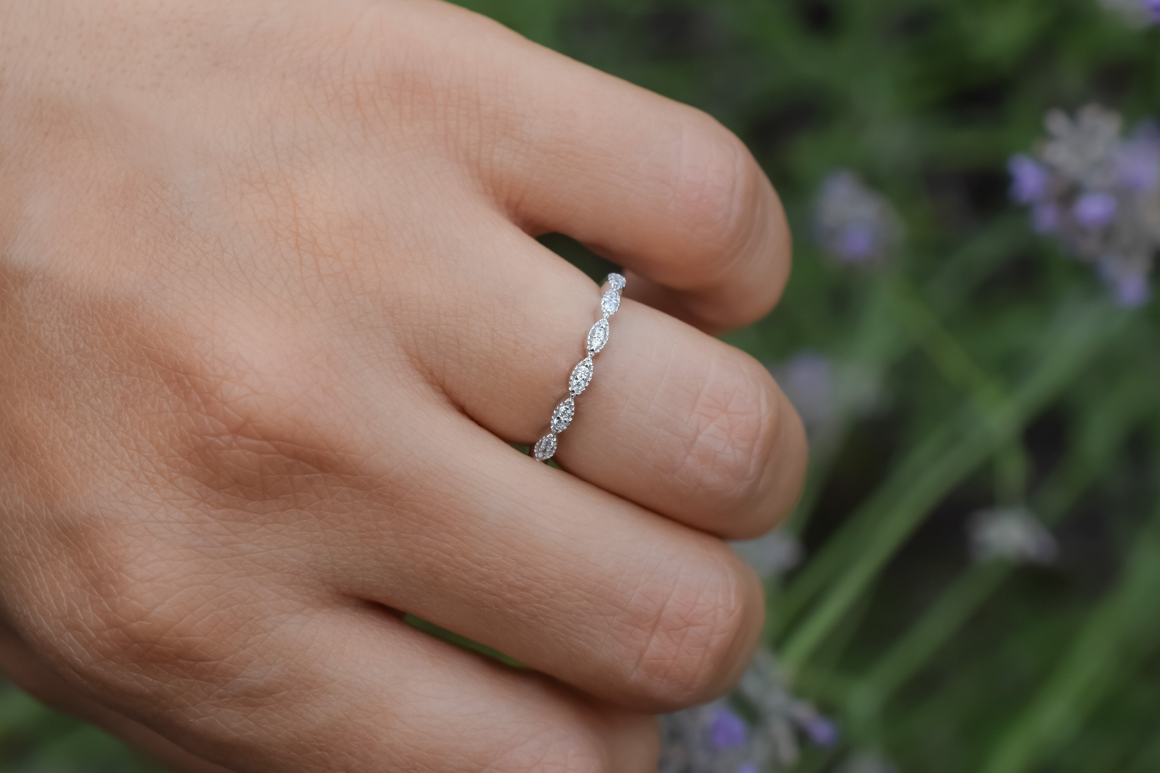 18k gouden aanschuifring, vintage ring goud, 18k verlovingsring, trouwring voor haar, aanschuifring vintage 